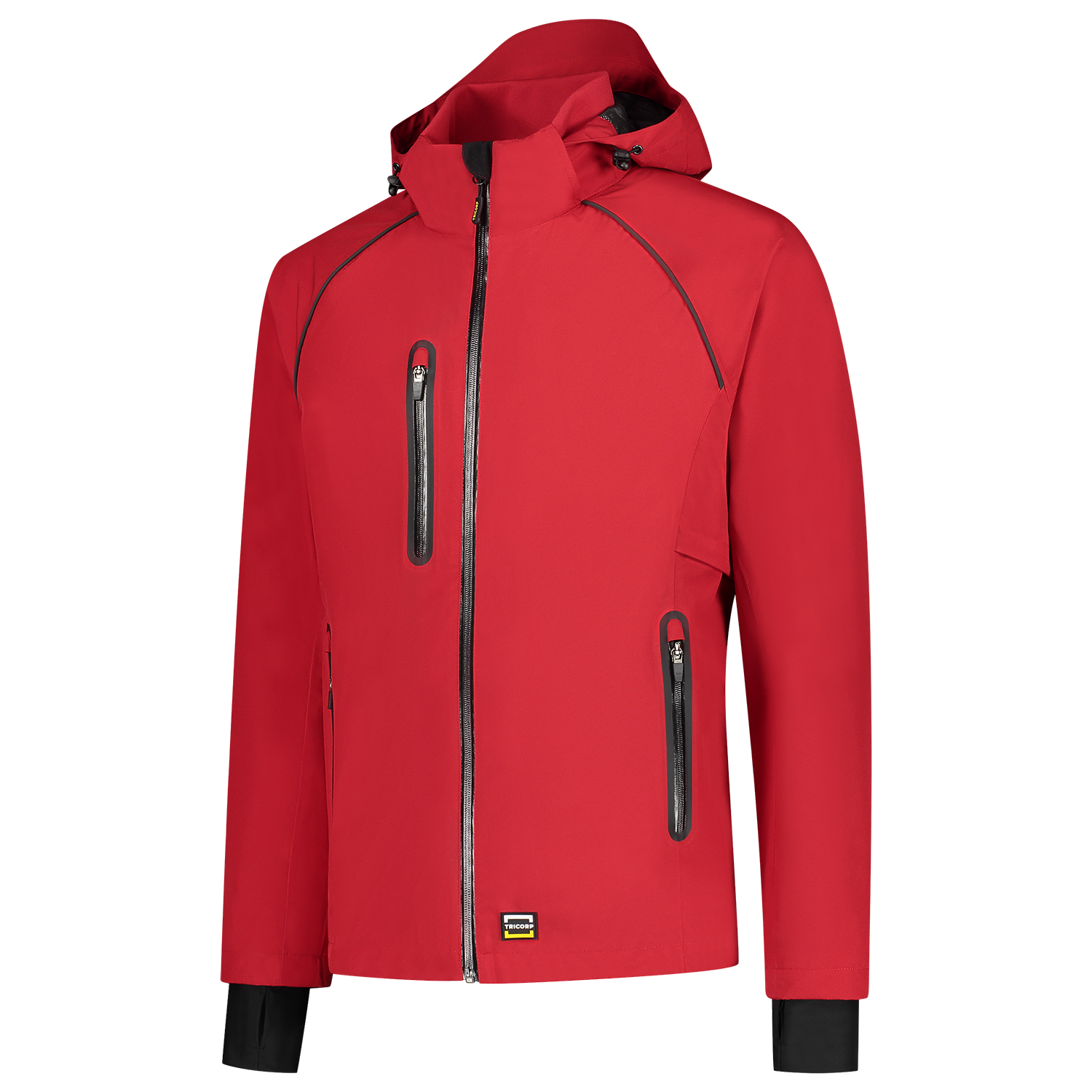 Tricorp Workwear Jassen 402018 tech shell waterdicht winddicht unisez rood(red)