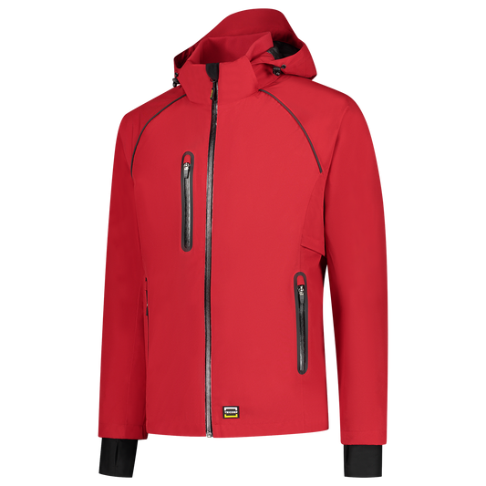 Tricorp Workwear Jassen 402018 tech shell waterdicht winddicht unisez rood(red)