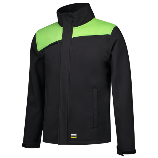 Tricorp Workwear Bicolor Naden Jassen 402021 zwart-limoen(blacklime)