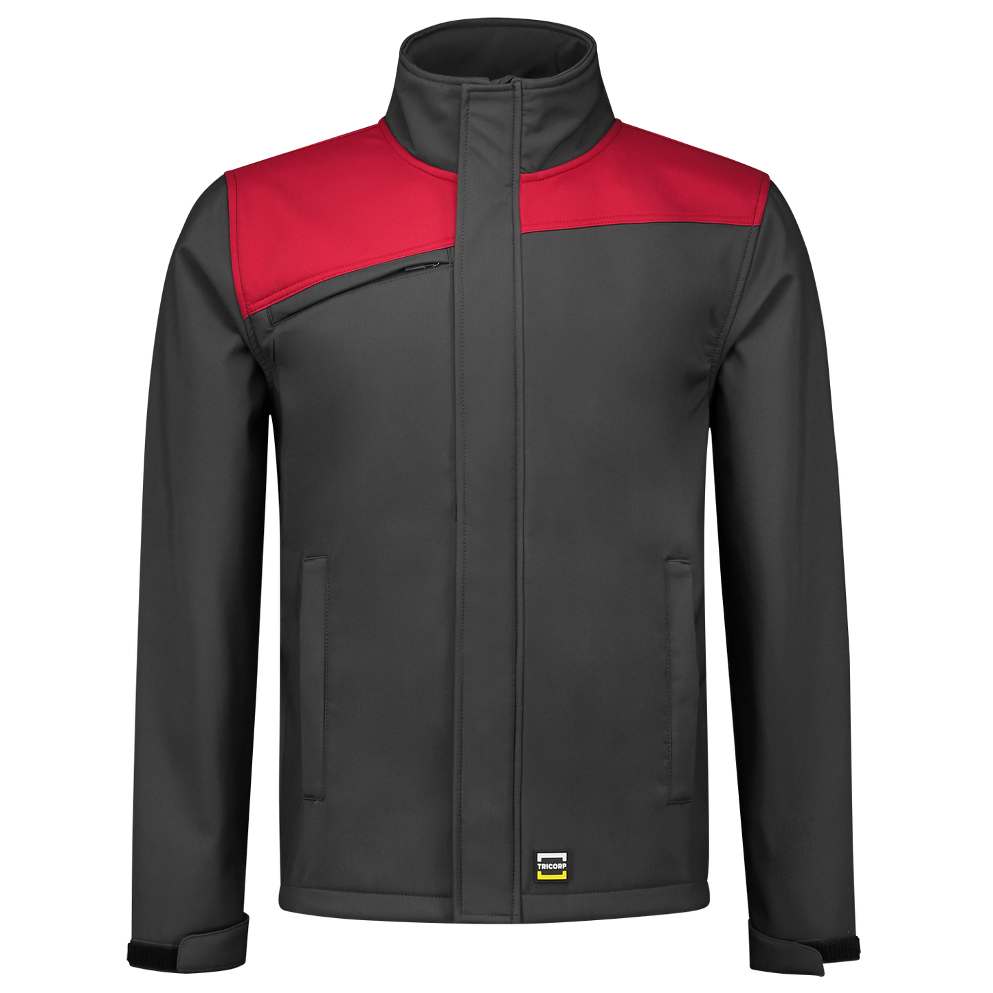 Tricorp Workwear Jassen 402021 dronkergrijs-rood(darkgreyred)