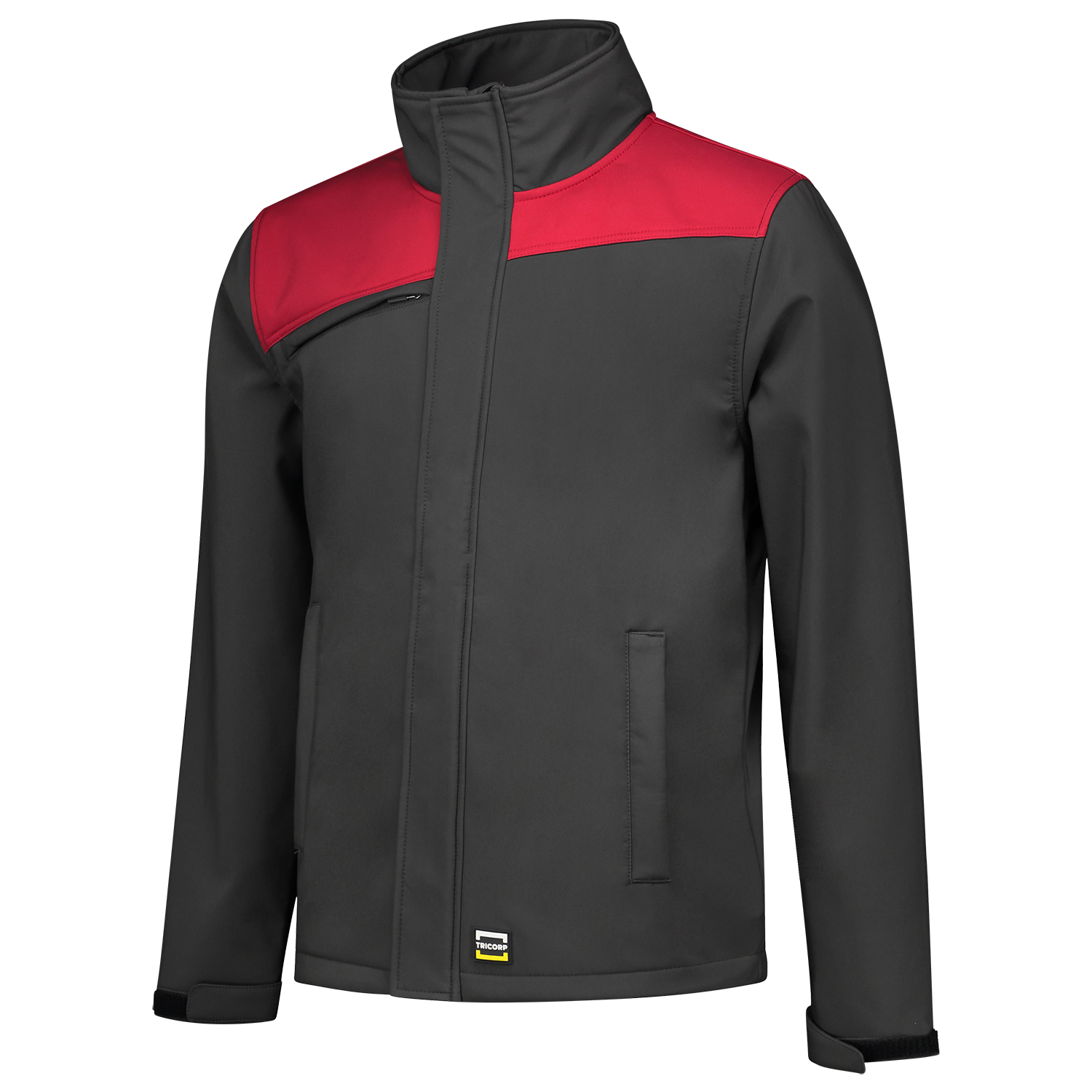 Tricorp Workwear Jassen 402021 dronkergrijs-rood(darkgreyred)