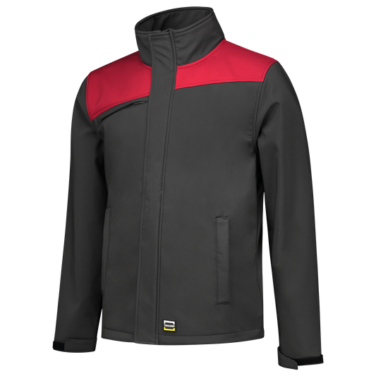 Tricorp Workwear Jassen 402021 dronkergrijs-rood(darkgreyred)