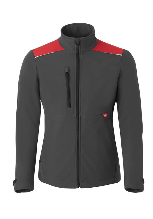 Havep Shift Softshell Jassen 40235 houtskool-rood(AAB)