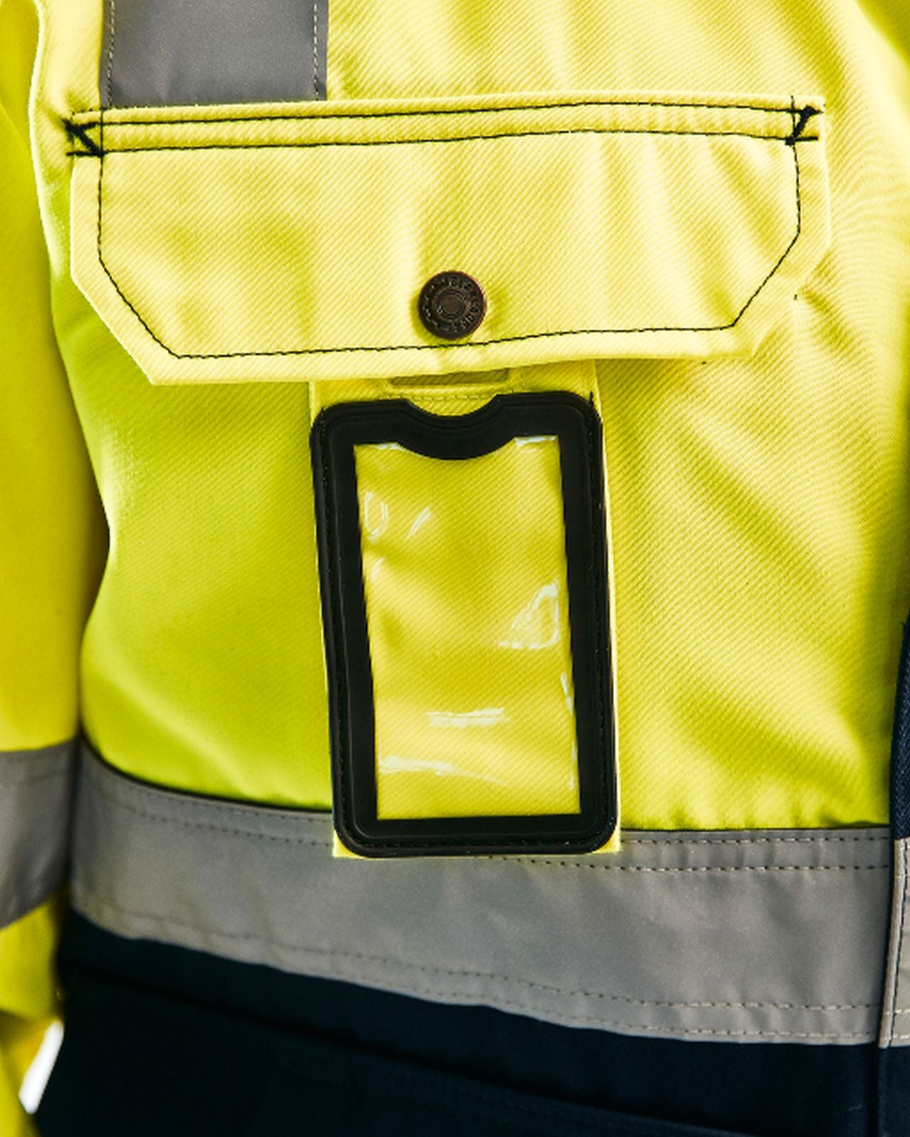 Blaklader Jassen 40231804 HiVis fluo geel-marineblauw(3389)