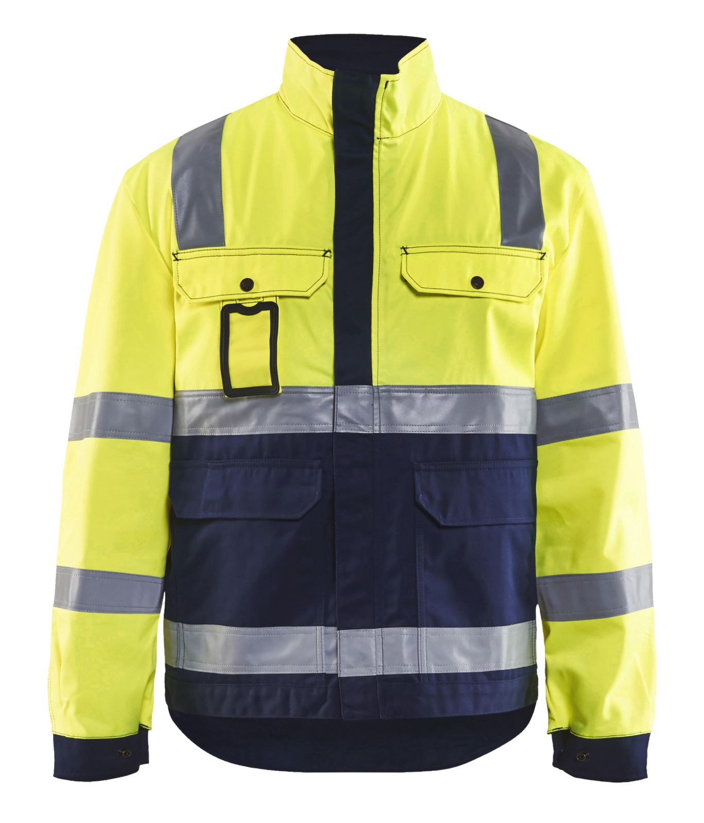 Blaklader Jassen 40231804 HiVis fluo geel-marineblauw(3389)
