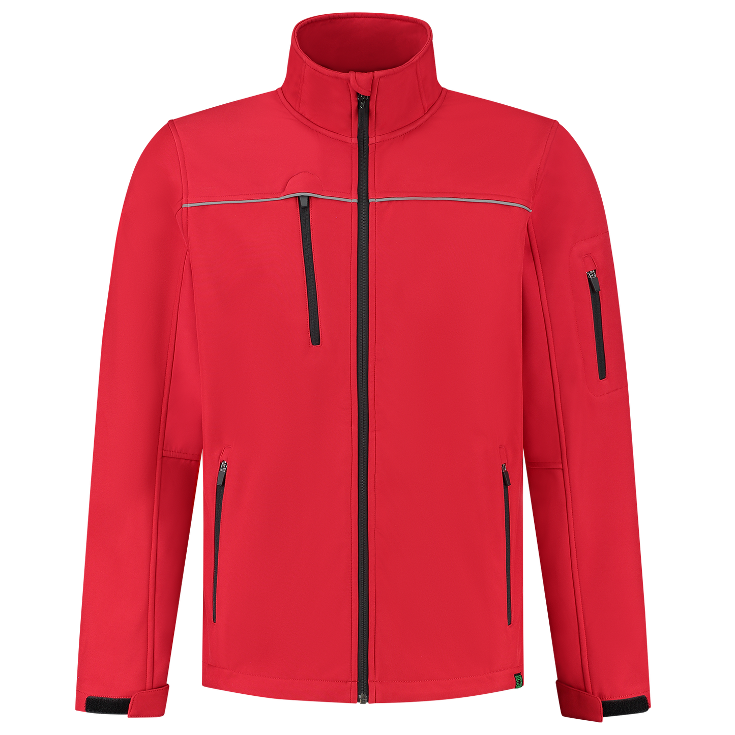 Tricorp Rewear Luxe Jassen 402701 softshell winddicht unisex rood(red)