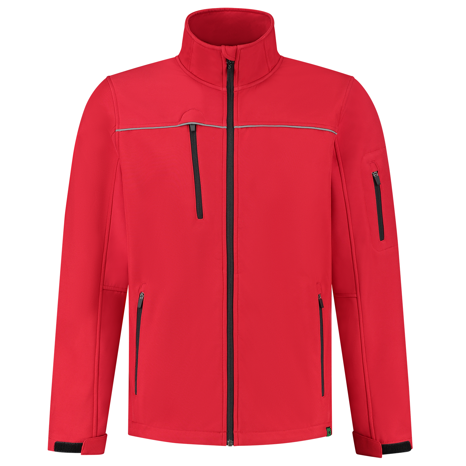 Tricorp Rewear Luxe Jassen 402701 softshell winddicht unisex rood(red)