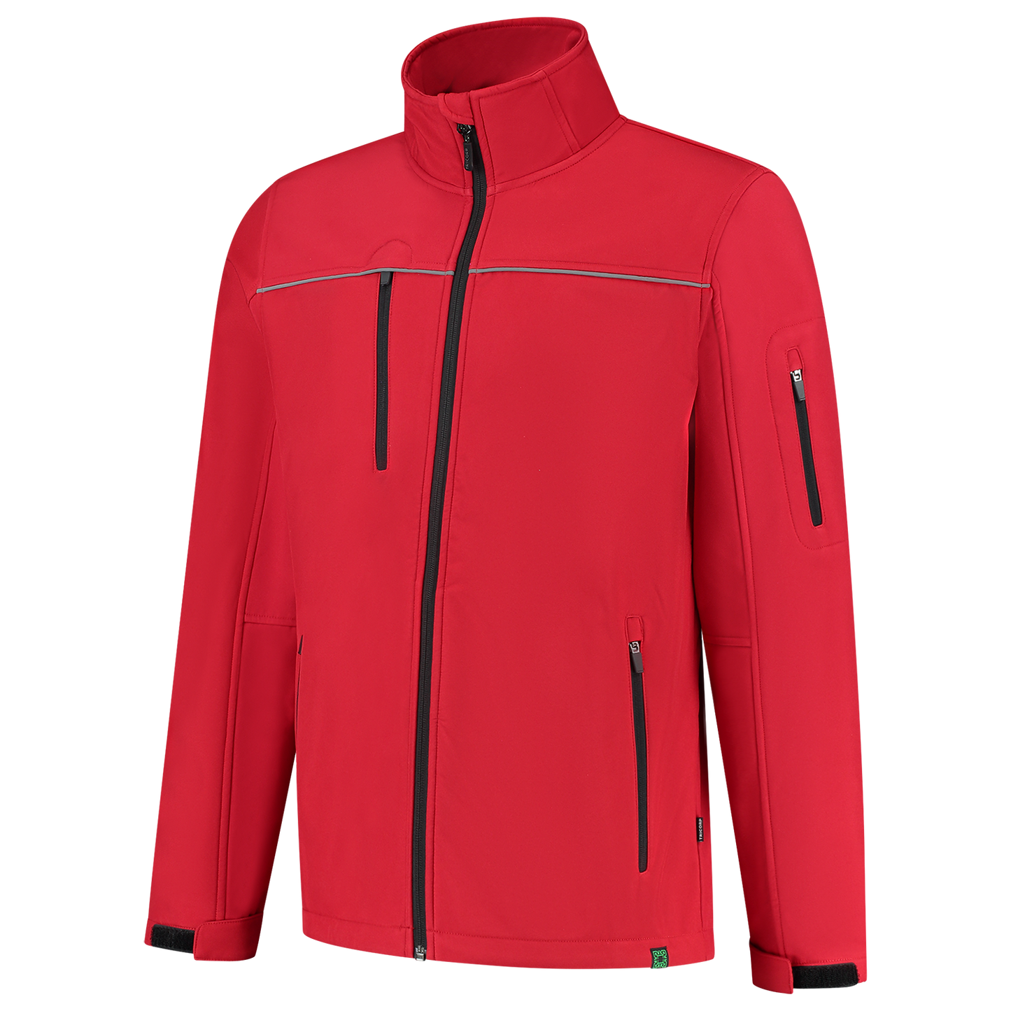Tricorp Rewear Luxe Jassen 402701 softshell winddicht unisex rood(red)
