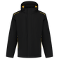 Tricorp Workwear Accent Jassen 402703 Winter Tech Shell zwart-geel(blackyellow)