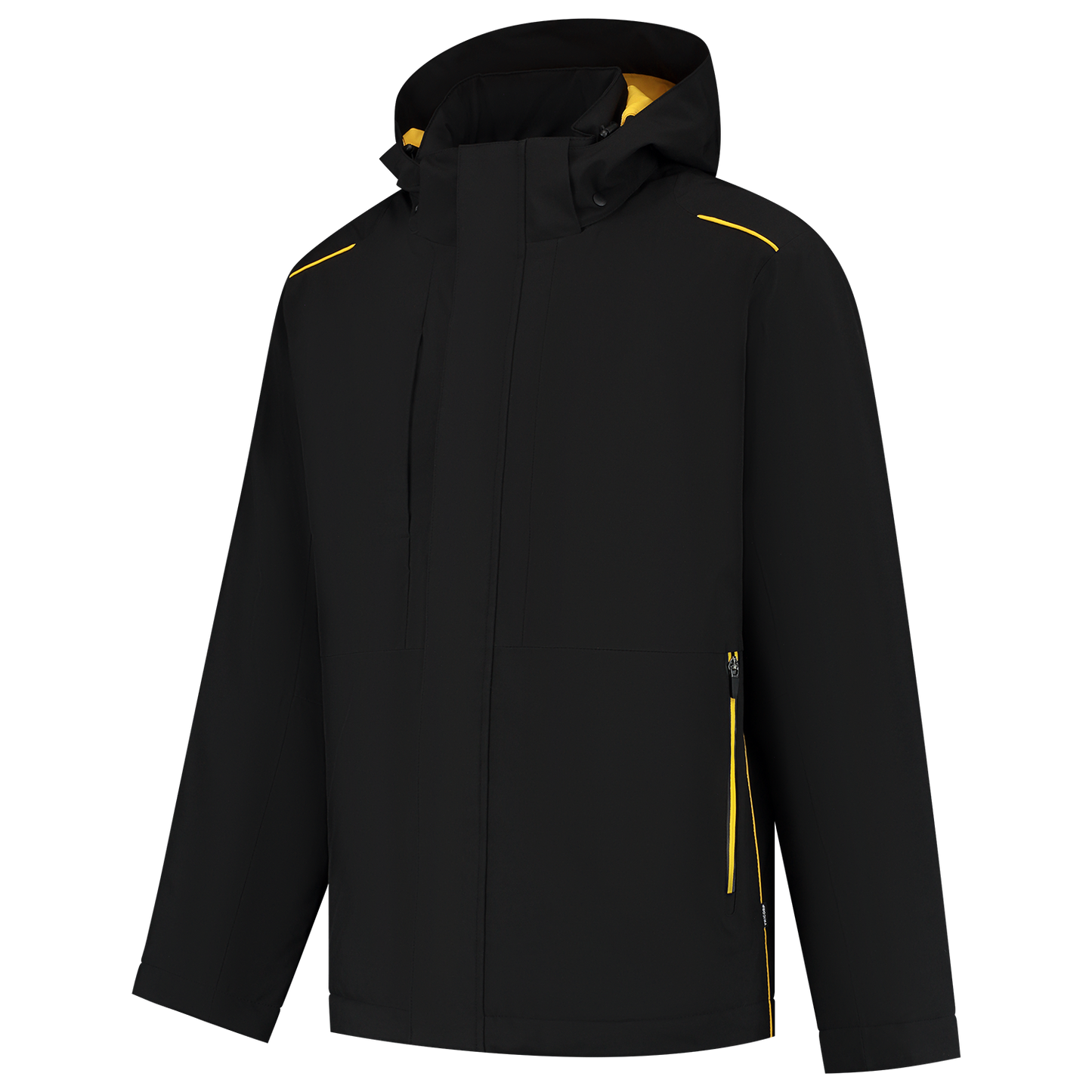 Tricorp Workwear Accent Jassen 402703 Winter Tech Shell zwart-geel(blackyellow)