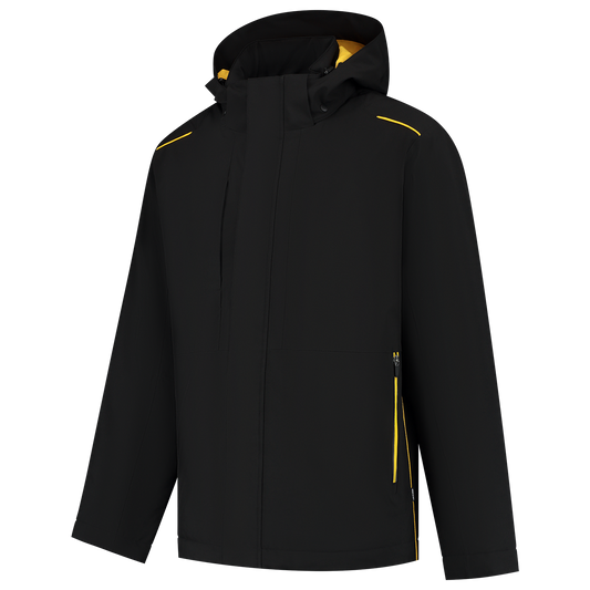 Tricorp Workwear Accent Jassen 402703 Winter Tech Shell zwart-geel(blackyellow)