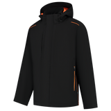 Tricorp Workwear Accent Jassen 402703 winter tech shell waterdicht winddicht unisez zwart-oranje(blackorange)