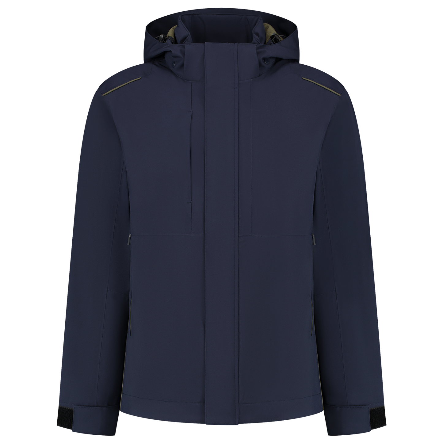Tricorp Workwear Accent Jassen 402703 winter tech shell waterdicht winddicht unisez inktblauw-legergroen(inkarmy)