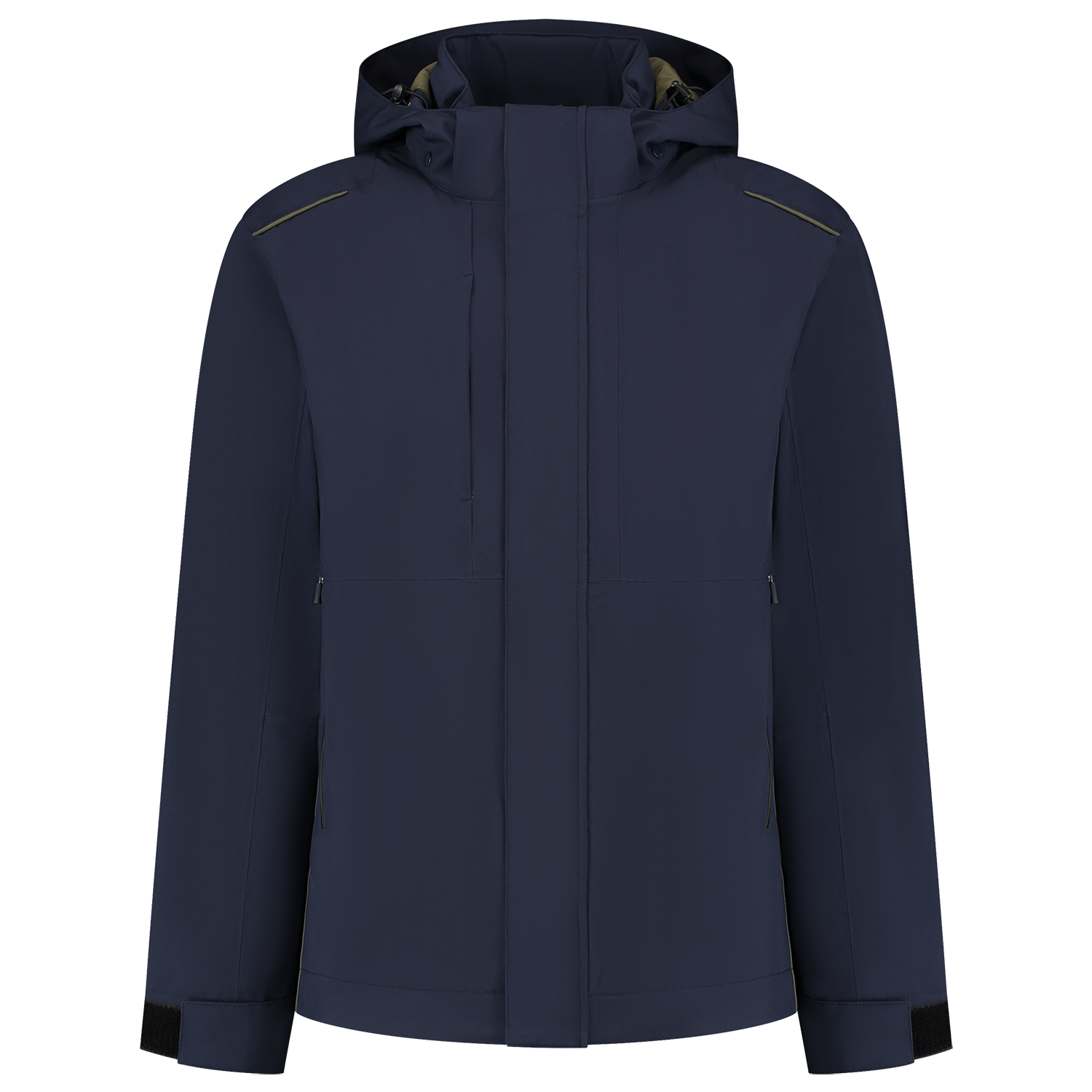 Tricorp Workwear Accent Jassen 402703 winter tech shell waterdicht winddicht unisez inktblauw-legergroen(inkarmy)