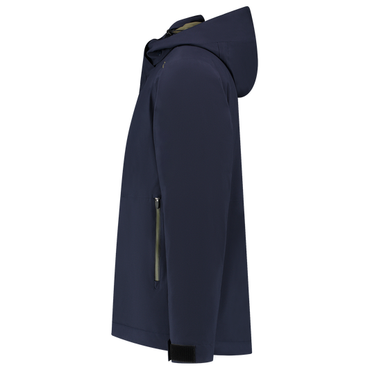 Tricorp Workwear Accent Jassen 402703 winter tech shell waterdicht winddicht unisez inktblauw-legergroen(inkarmy)