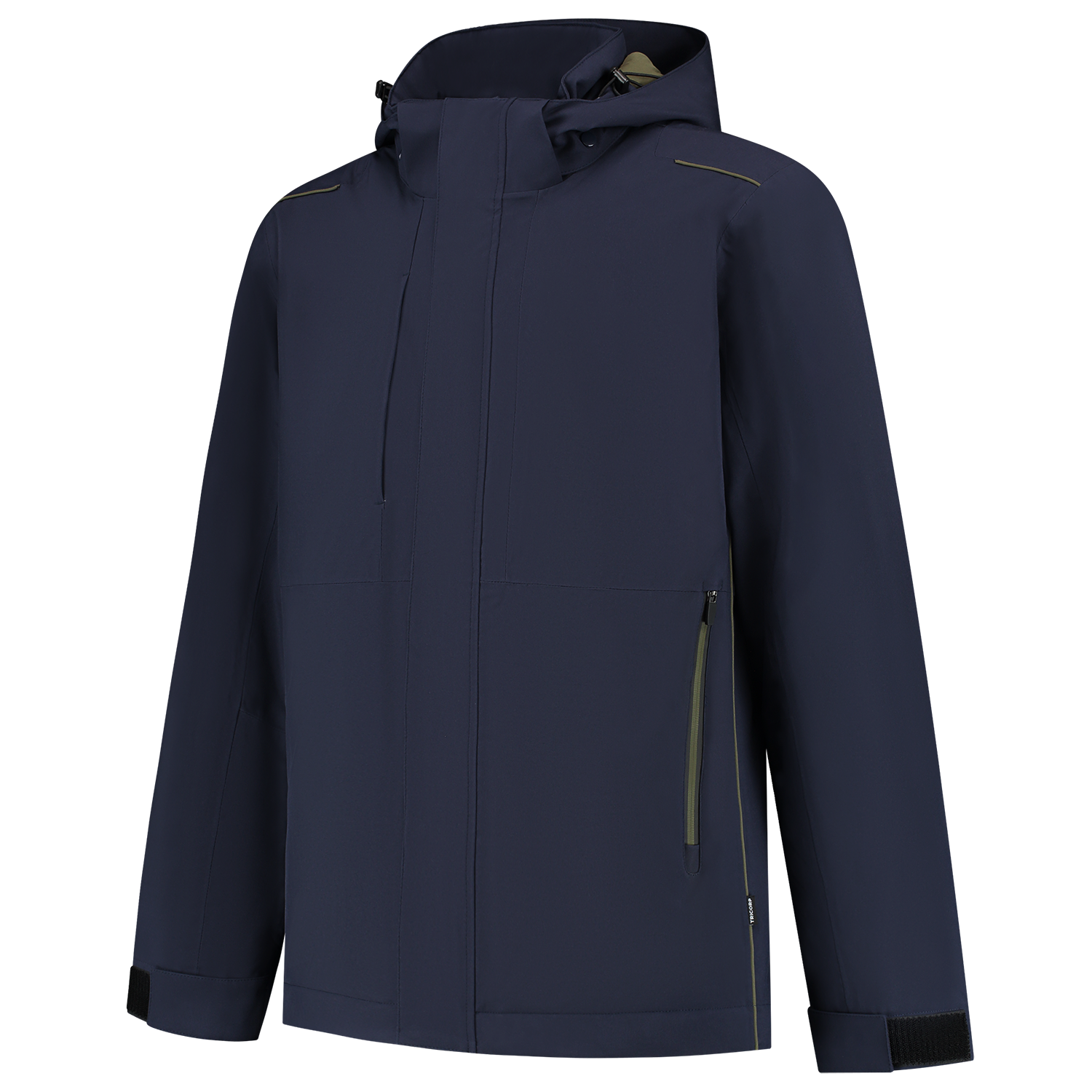 Tricorp Workwear Accent Jassen 402703 winter tech shell waterdicht winddicht unisez inktblauw-legergroen(inkarmy)
