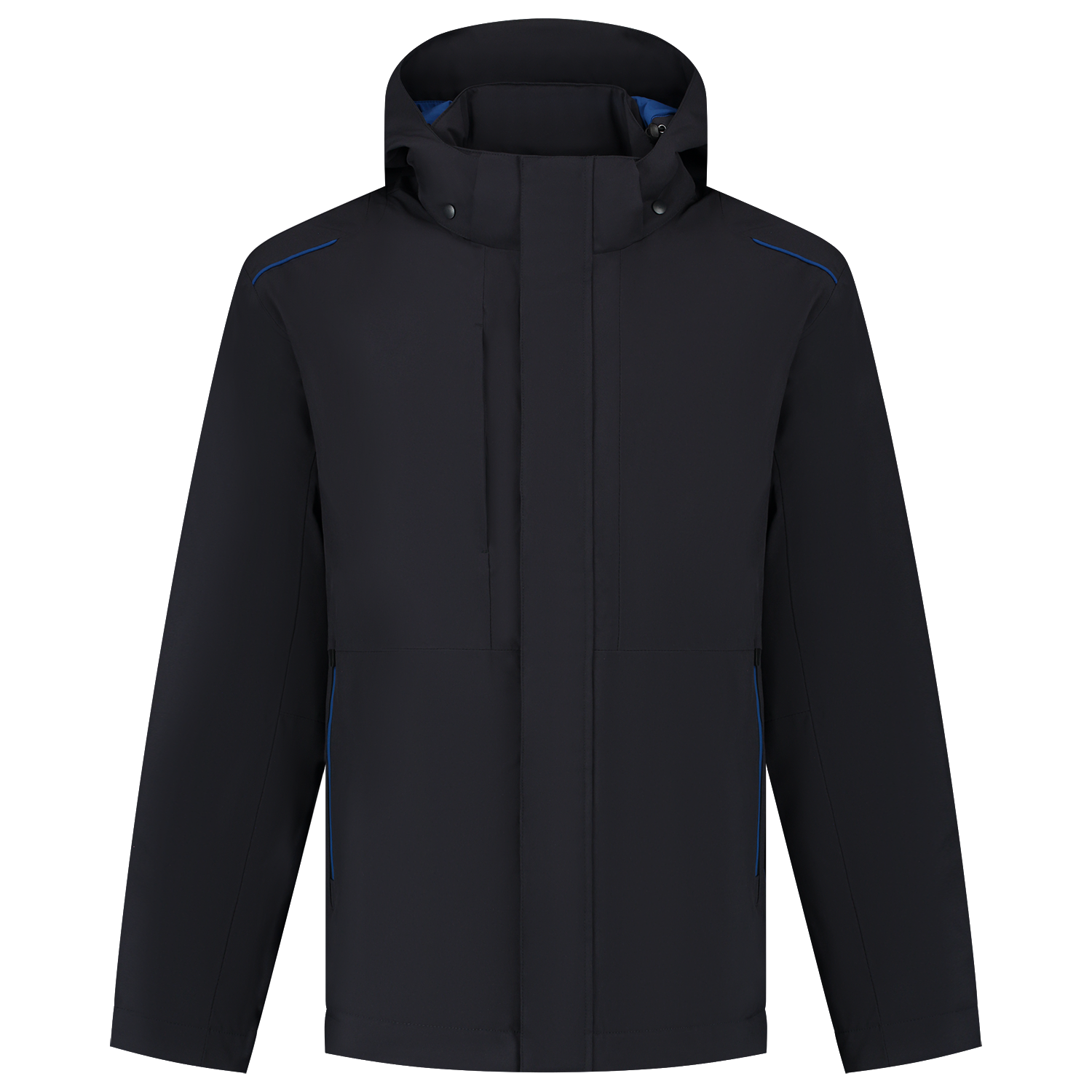 Tricorp Workwear Accent Jassen 402703 winter tech shell waterdicht winddicht unisez marineblauw-koningsblauw(navyroyalblue)
