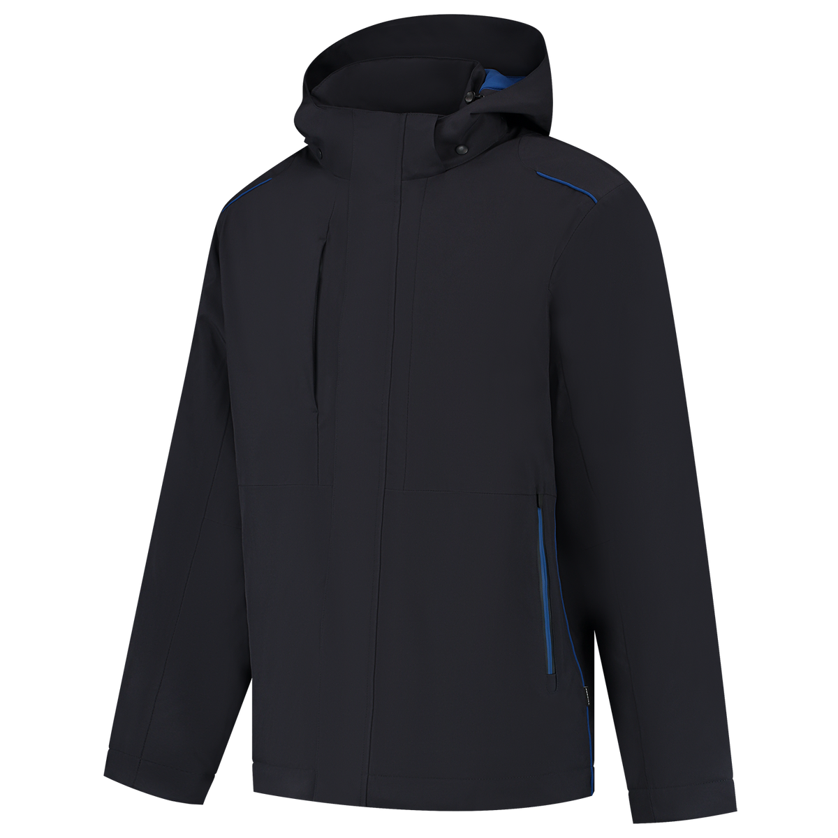 Tricorp Workwear Accent Jassen 402703 winter tech shell waterdicht winddicht unisez marineblauw-koningsblauw(navyroyalblue)