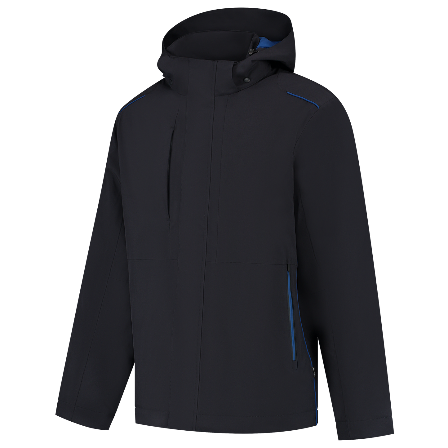 Tricorp Workwear Accent Jassen 402703 winter tech shell waterdicht winddicht unisez marineblauw-koningsblauw(navyroyalblue)