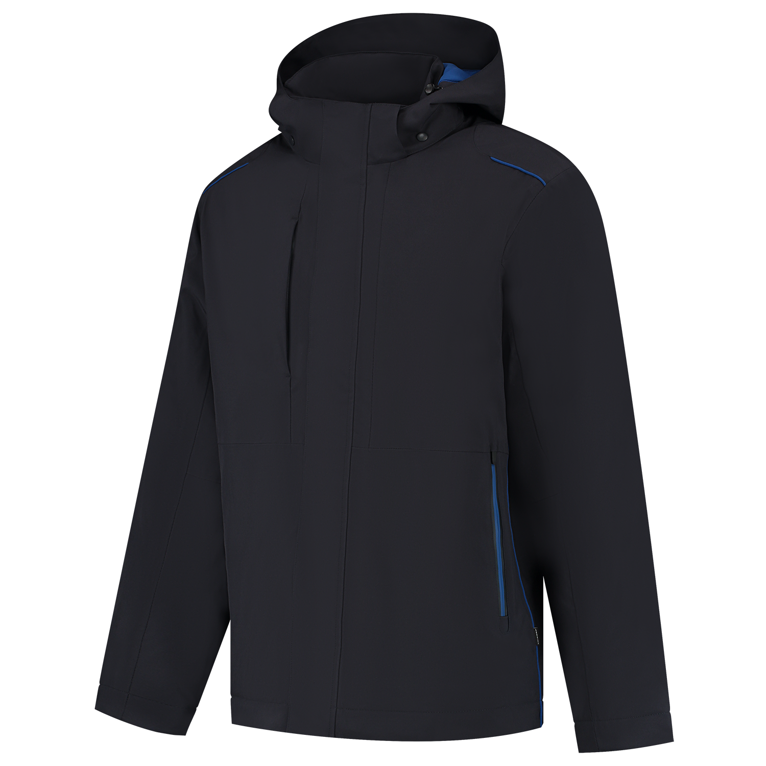 Tricorp Workwear Accent Jassen 402703 winter tech shell waterdicht winddicht unisez marineblauw-koningsblauw(navyroyalblue)