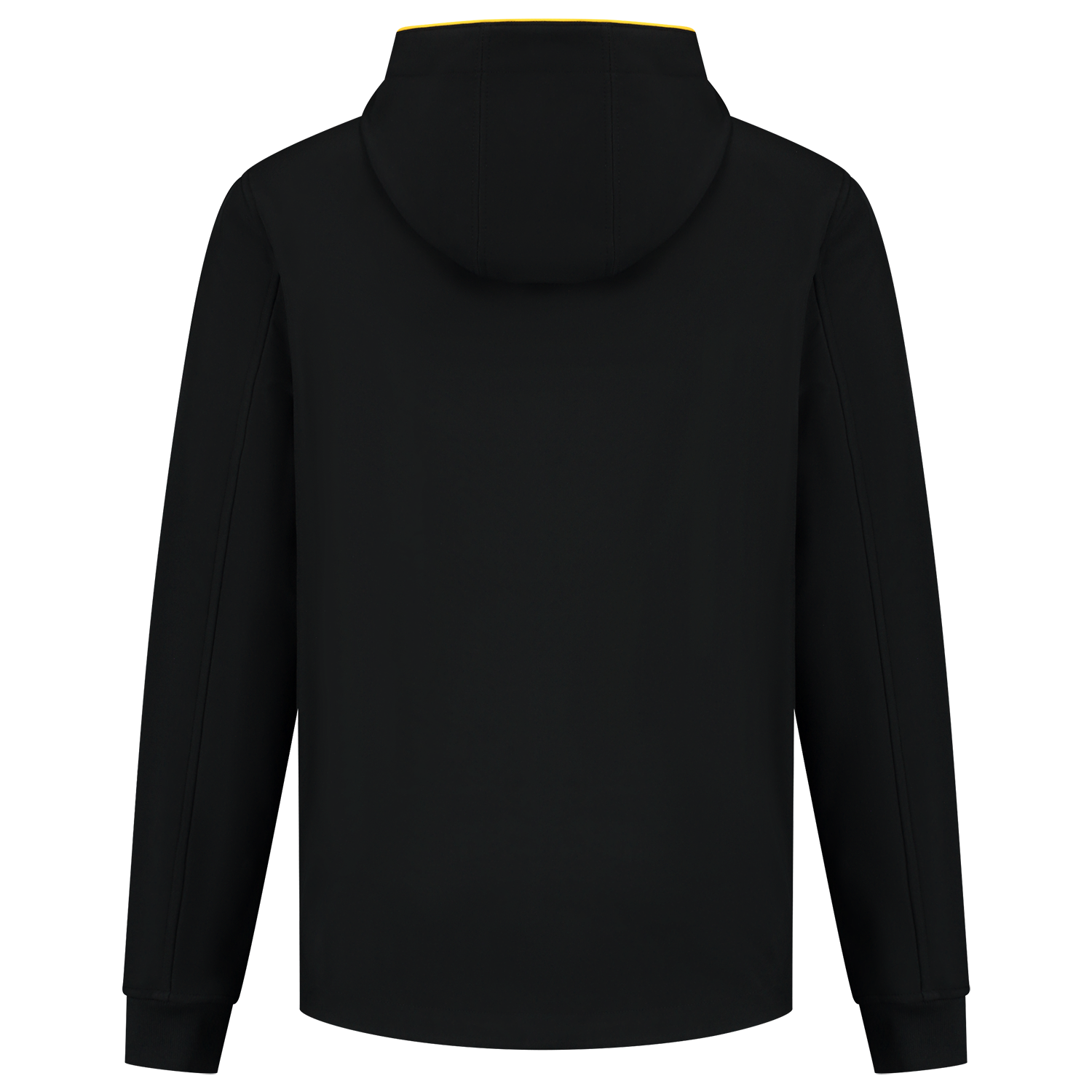 Tricorp Workwear Accent Jassen 402705 Softshell Capuchon zwart-geel(blackyellow)