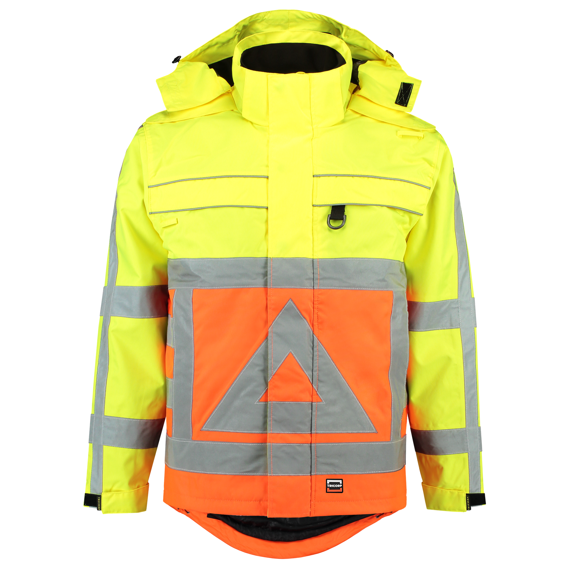 Tricorp Safety Jassen 403001-Parka-VR HiVis fluo oranje-fluo geel(orangeyellow)