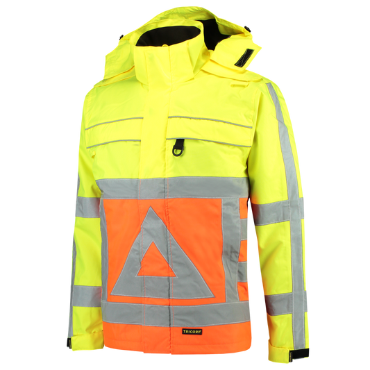 Tricorp Safety Jassen 403001-Parka-VR HiVis fluo oranje-fluo geel(orangeyellow)