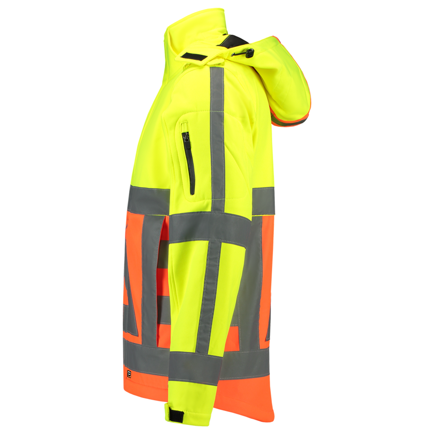 Tricorp Safety Jassen 403002-Softshell-VR fluo oranje-fluo geel(orangeyellow)