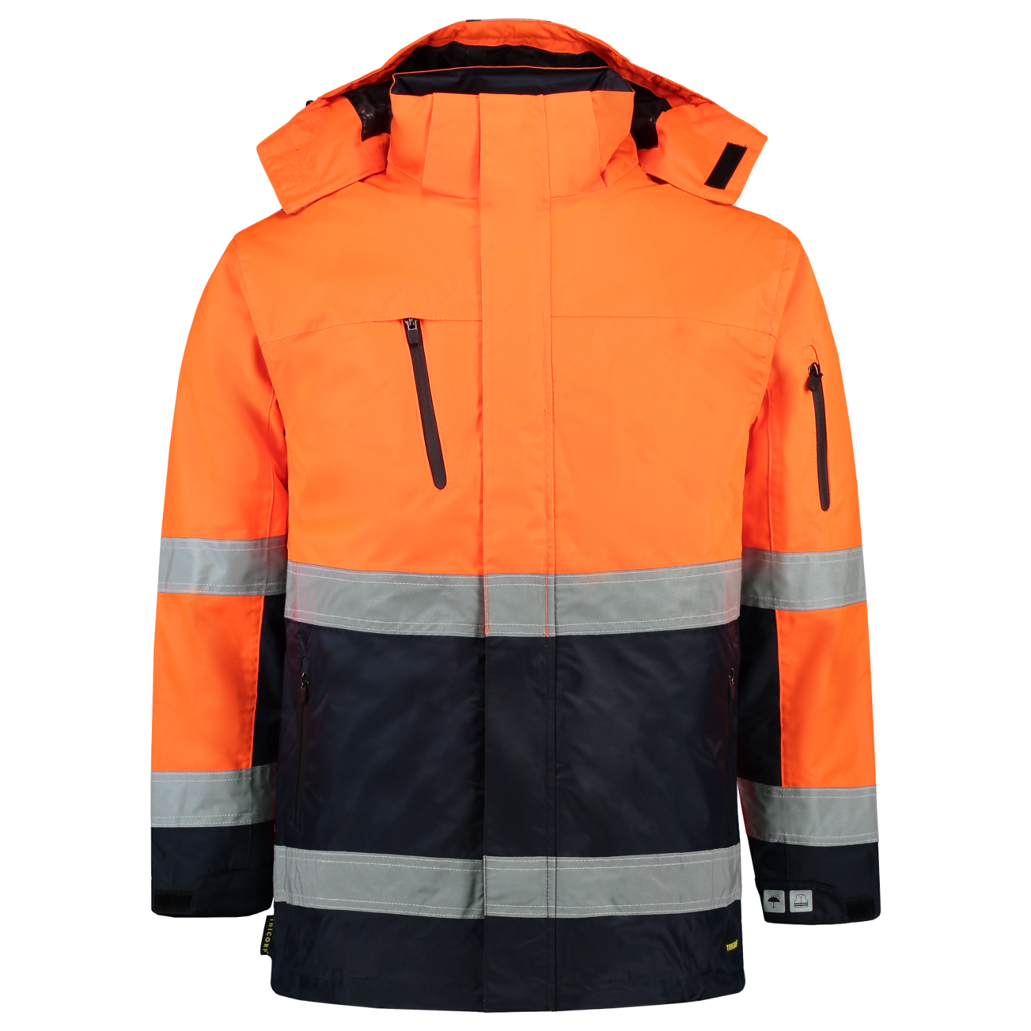 Tricorp Safety Jassen 403004-TPE3001 HiVis fluo oranje-marineblauw(fluororangenavy)