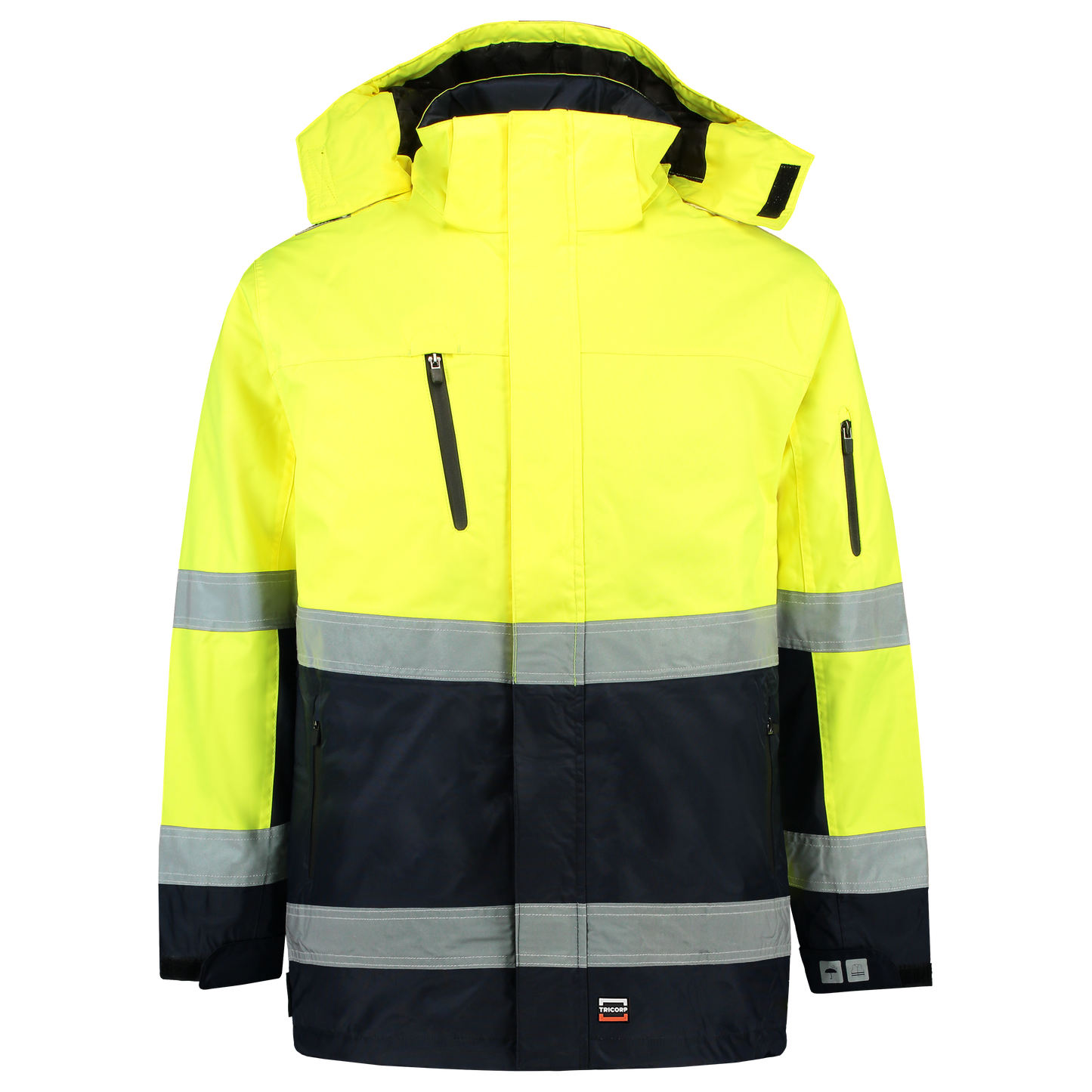 Tricorp Safety Jassen 403004-TPE3001 HiVis fluo geel-marineblauw(fluoryellownavy)