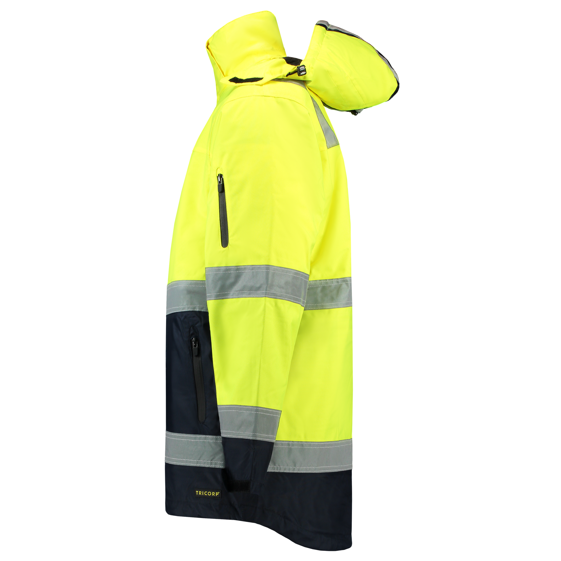 Tricorp Safety Jassen 403004-TPE3001 HiVis fluo geel-marineblauw(fluoryellownavy)