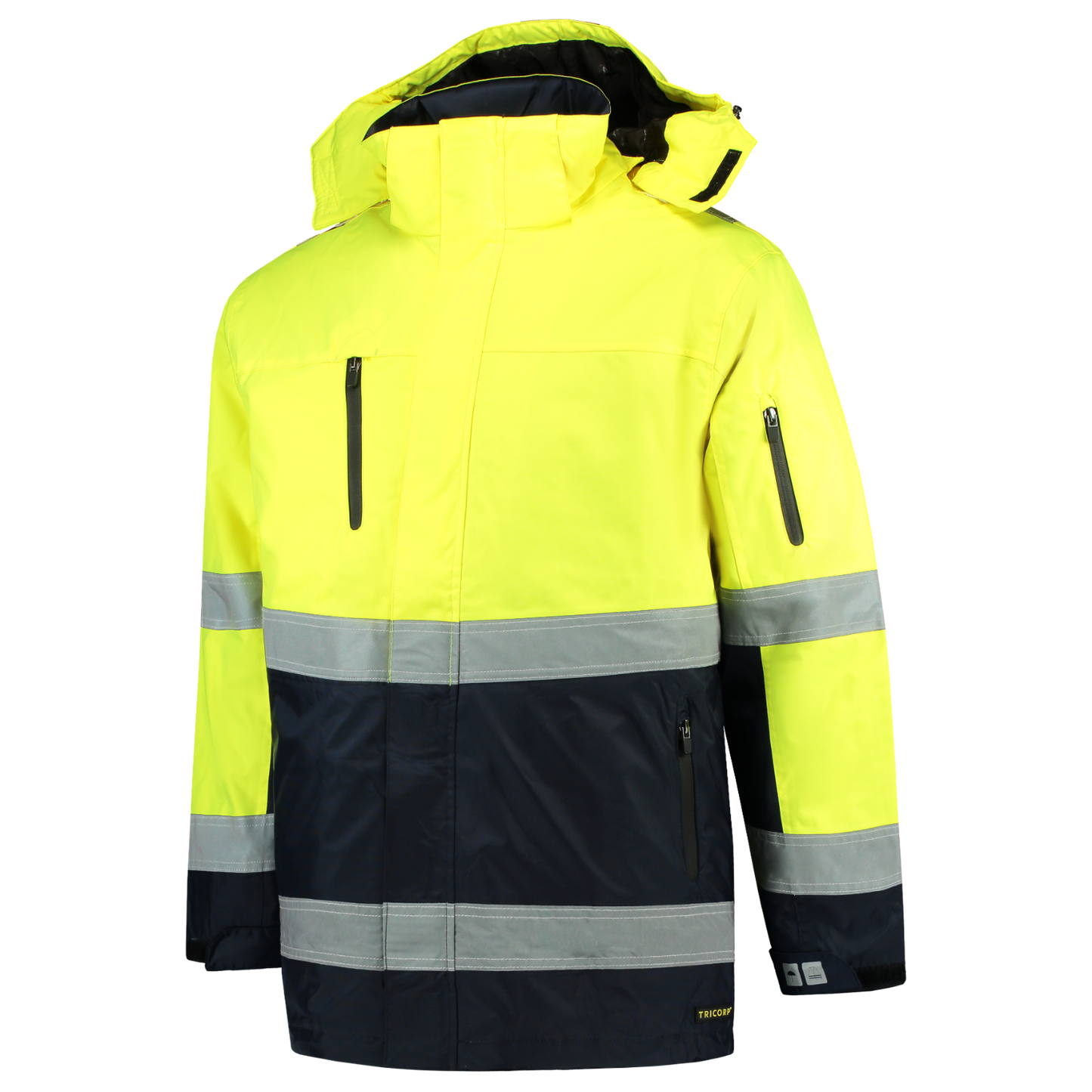 Tricorp Safety Jassen 403004-TPE3001 HiVis fluo geel-marineblauw(fluoryellownavy)