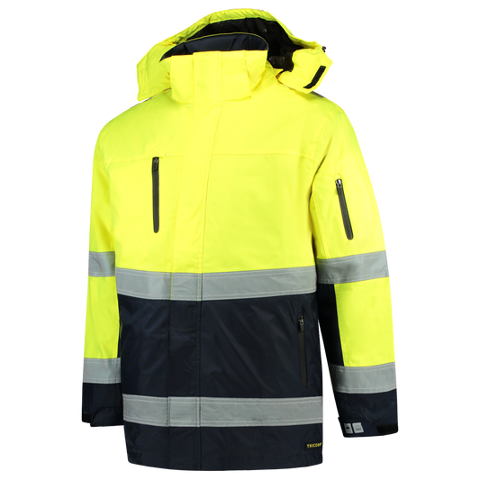 Tricorp Safety Jassen 403004-TPE3001 HiVis fluo geel-marineblauw(fluoryellownavy)