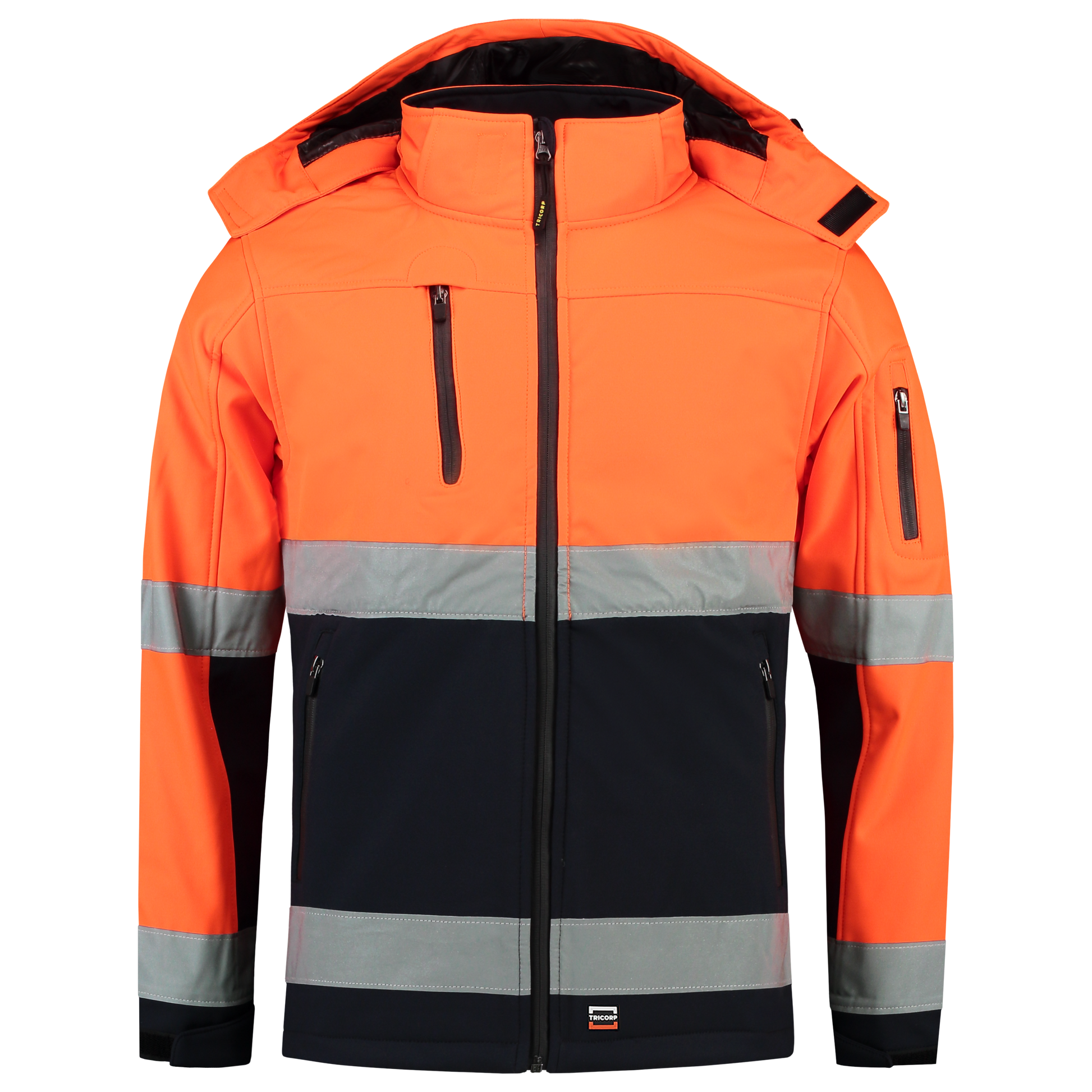 Tricorp Safety Jassen 403007-TSE3001 HiVis fluo oranje-marineblauw(fluororangenavy)