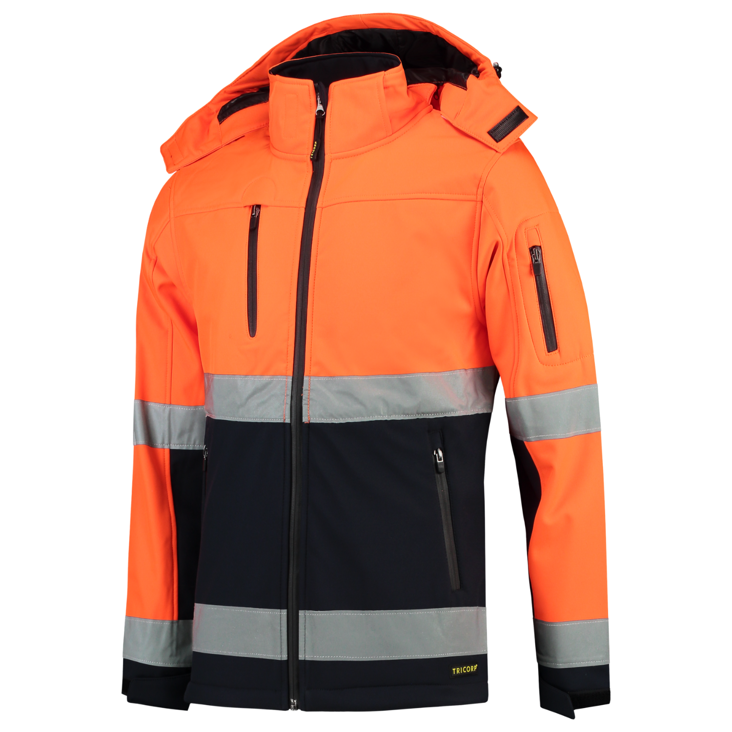 Tricorp Safety Jassen 403007-TSE3001 HiVis fluo oranje-marineblauw(fluororangenavy)
