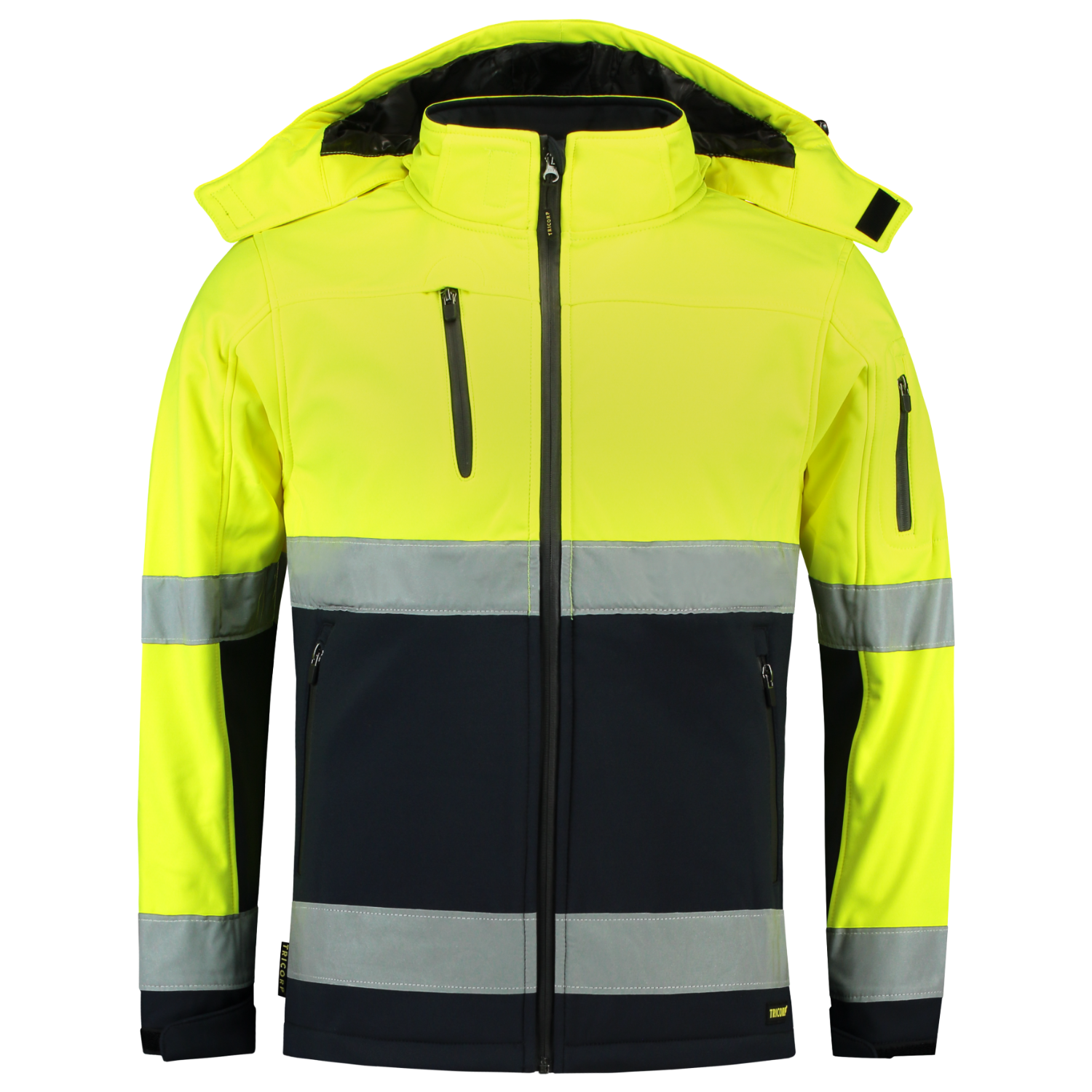Tricorp Safety Jassen 403007-TSE3001 HiVis fluo geel-marineblauw(fluoryellownavy)