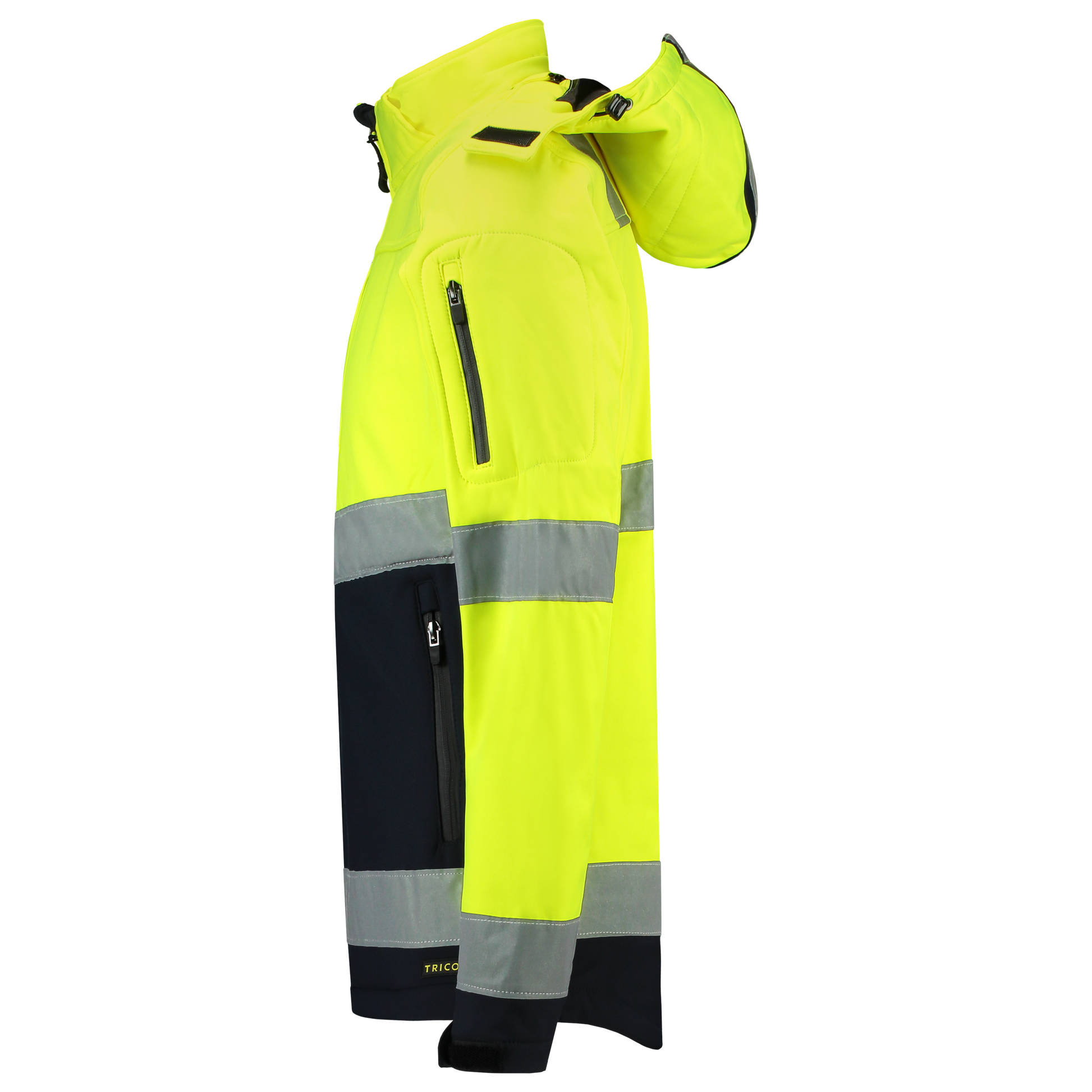 Tricorp Safety Jassen 403007-TSE3001 HiVis fluo geel-marineblauw(fluoryellownavy)