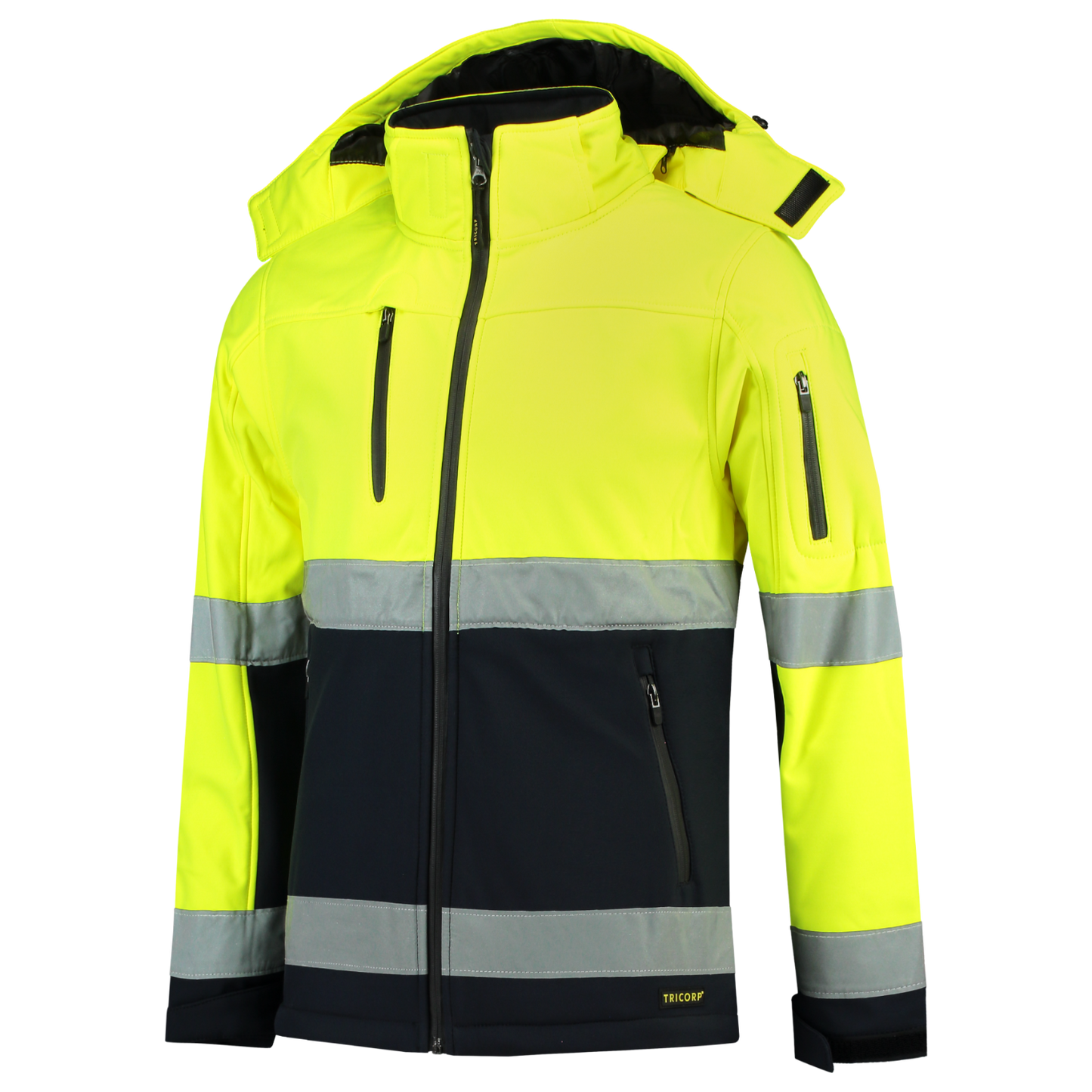 Tricorp Safety Jassen 403007-TSE3001 HiVis fluo geel-marineblauw(fluoryellownavy)