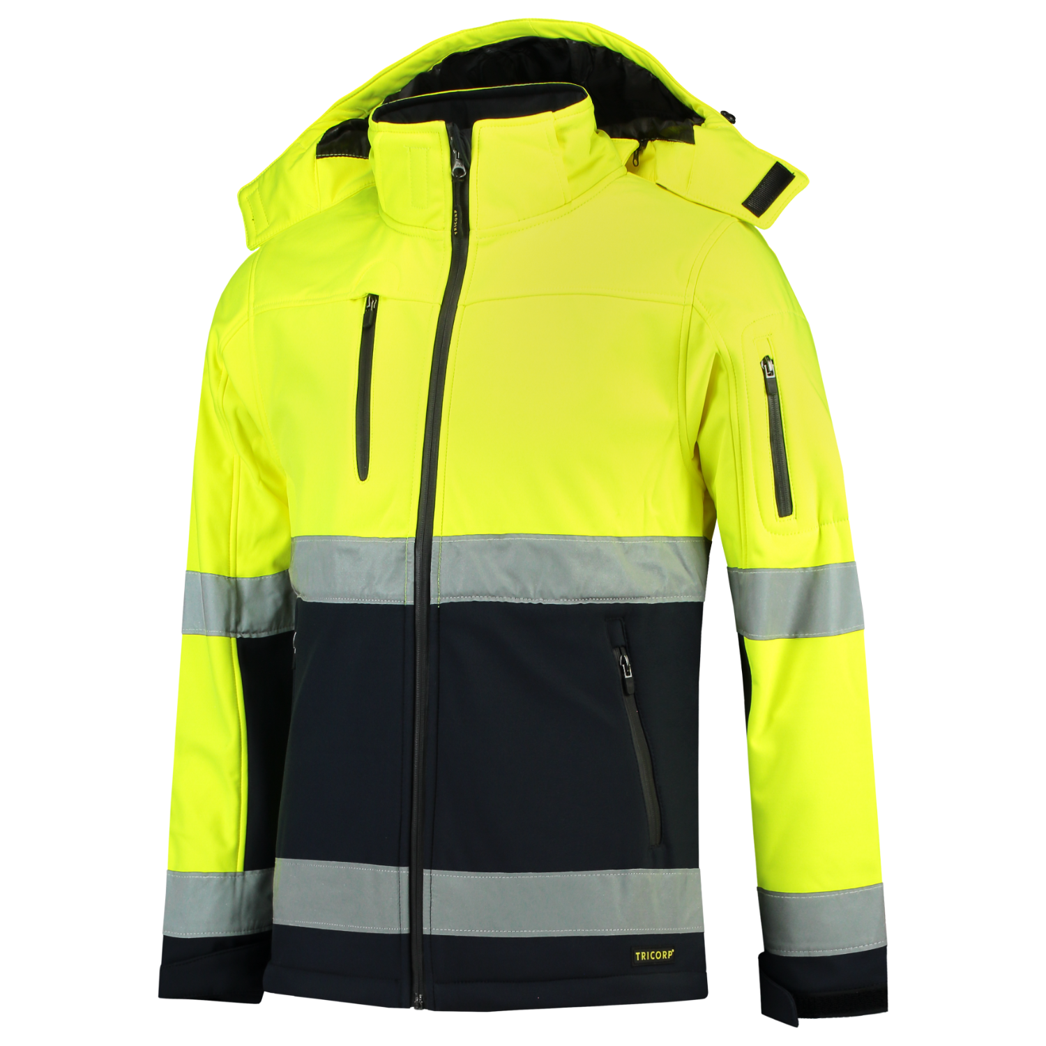 Tricorp Safety Jassen 403007-TSE3001 HiVis fluo geel-marineblauw(fluoryellownavy)