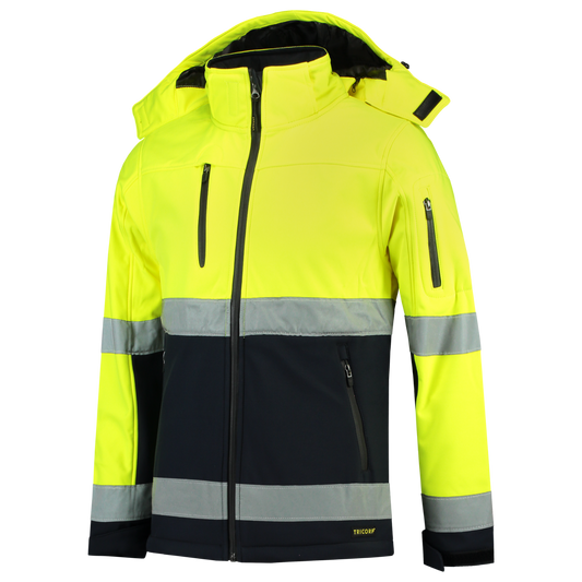 Tricorp Safety Jassen 403007-TSE3001 HiVis fluo geel-marineblauw(fluoryellownavy)