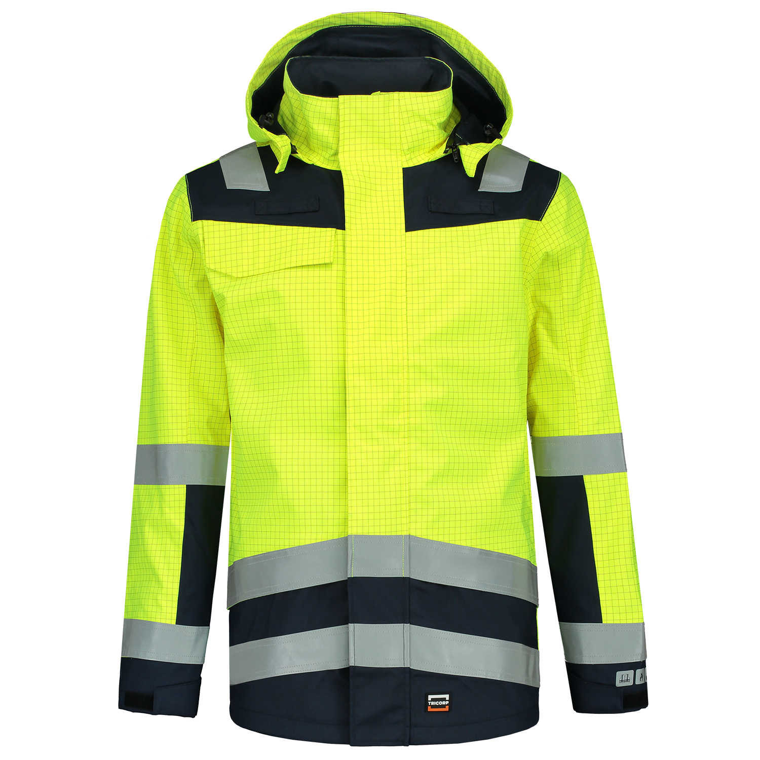 Tricorp Safety Jassen 403009 Multinorm fluo geel-inktblauw(fluoryellowink)