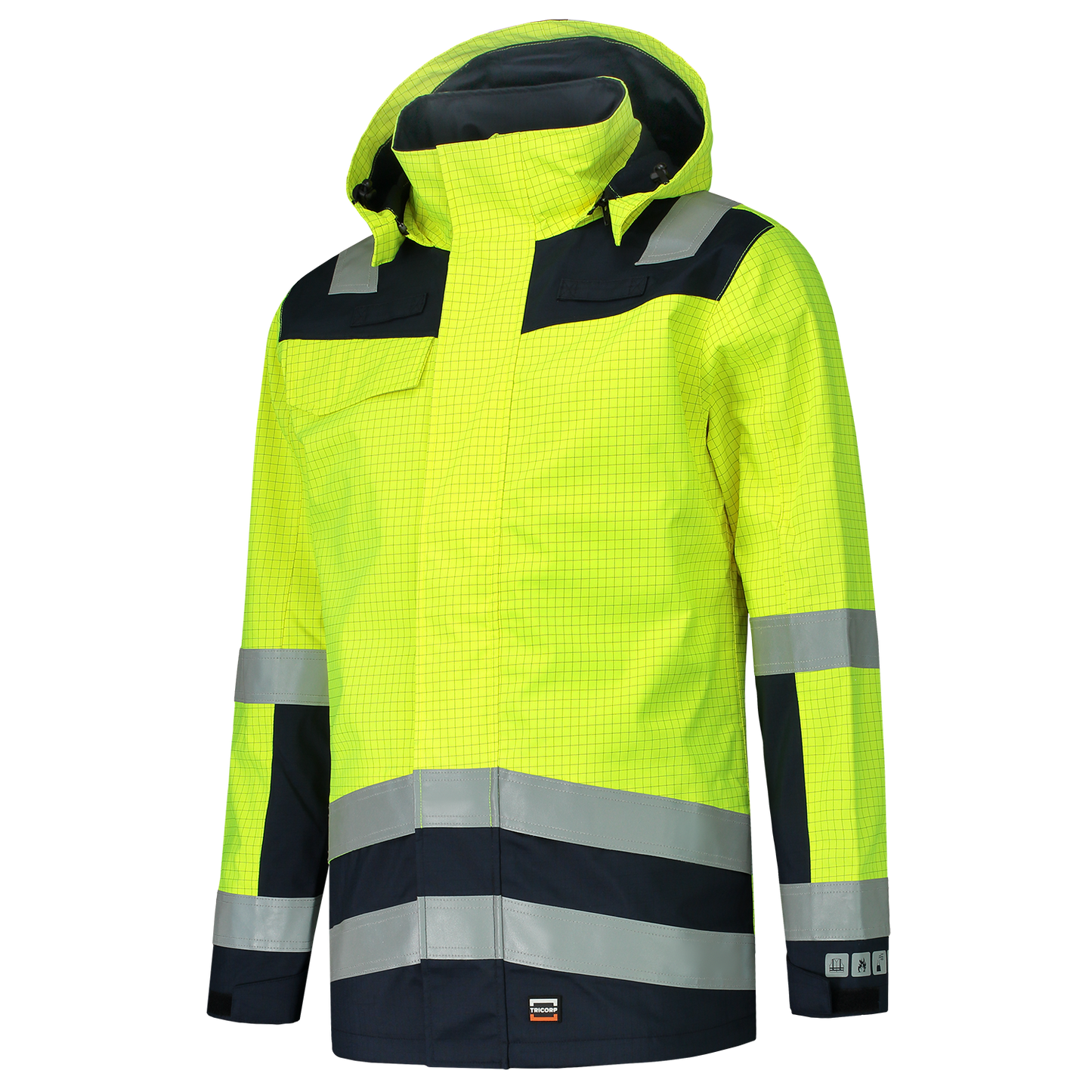 Tricorp Safety Jassen 403009 Multinorm fluo geel-inktblauw(fluoryellowink)