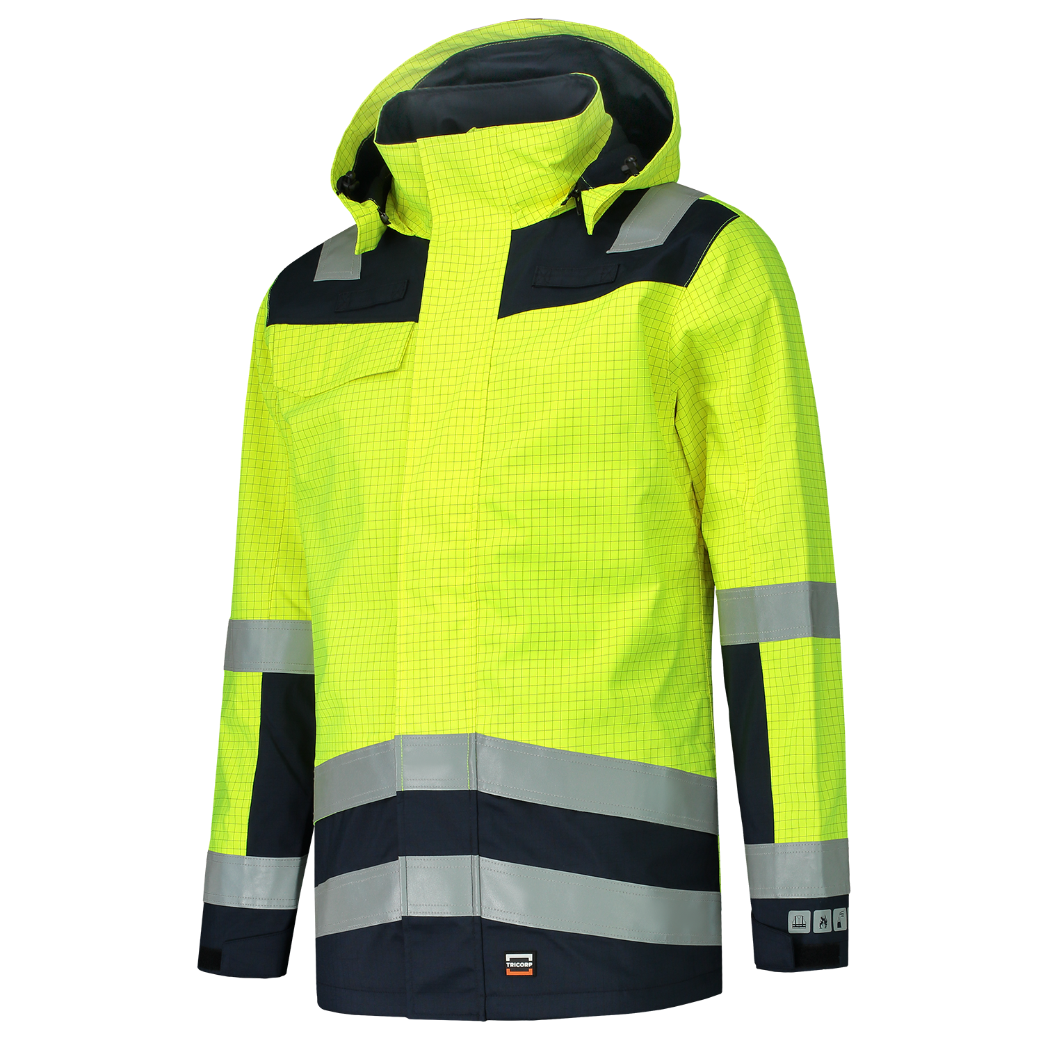 Tricorp Safety Jassen 403009 Multinorm fluo geel-inktblauw(fluoryellowink)