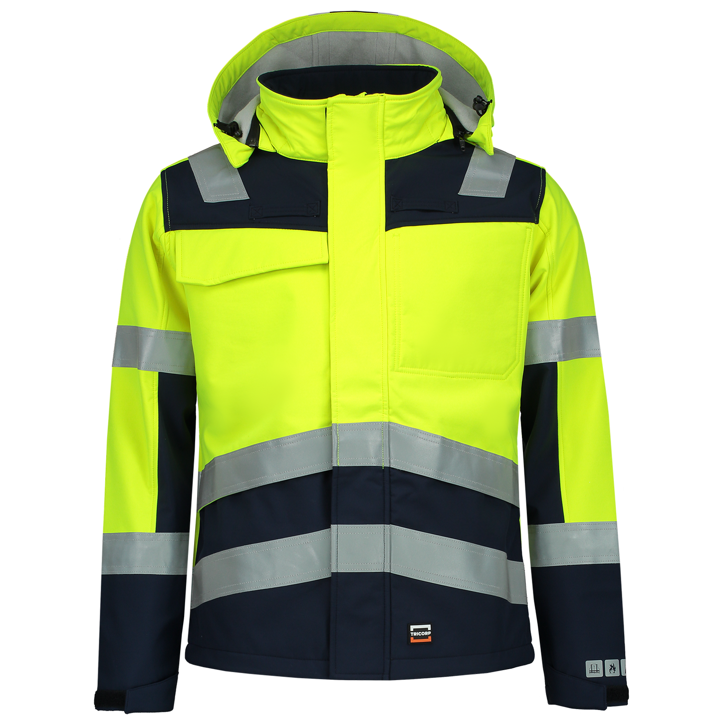Tricorp Safety Jassen 403011 Multinorm fluo geel-inktblauw(fluoryellowink)