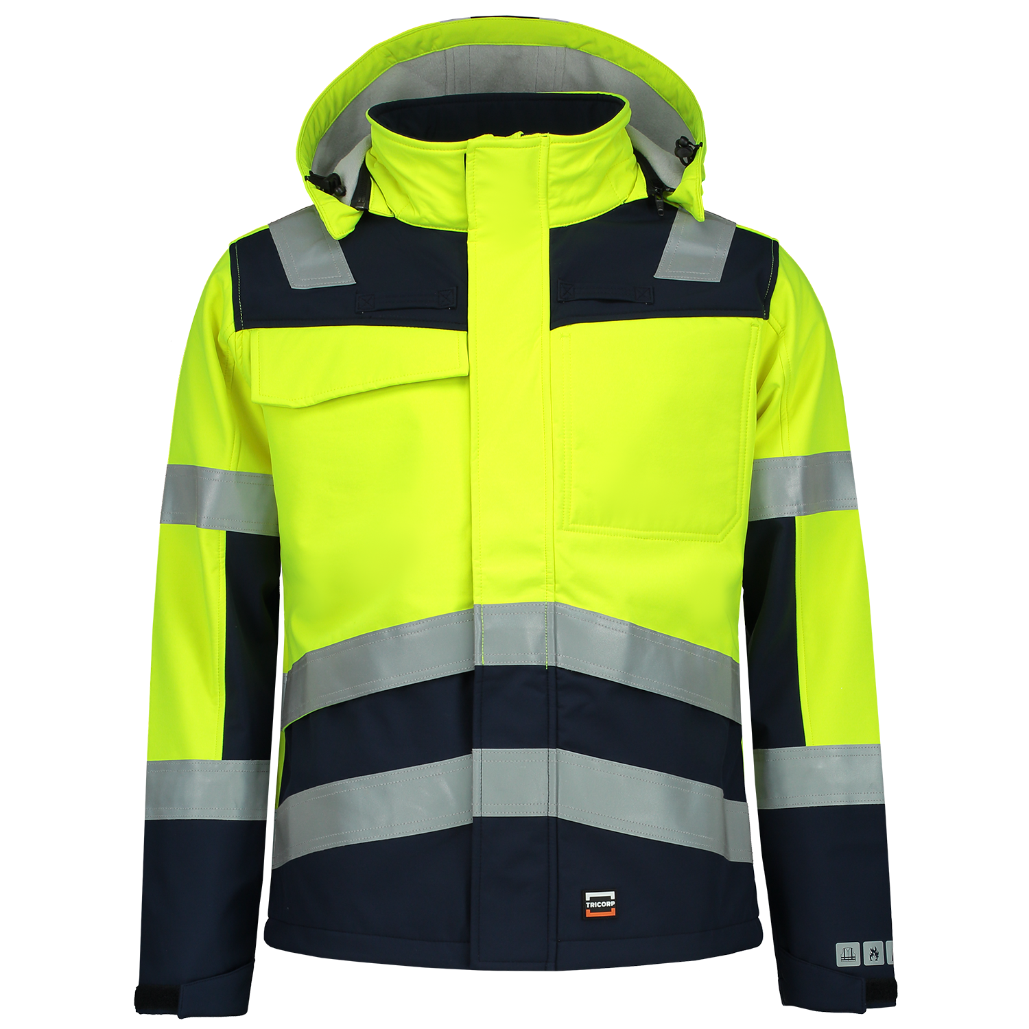 Tricorp Safety Jassen 403011 Multinorm fluo geel-inktblauw(fluoryellowink)