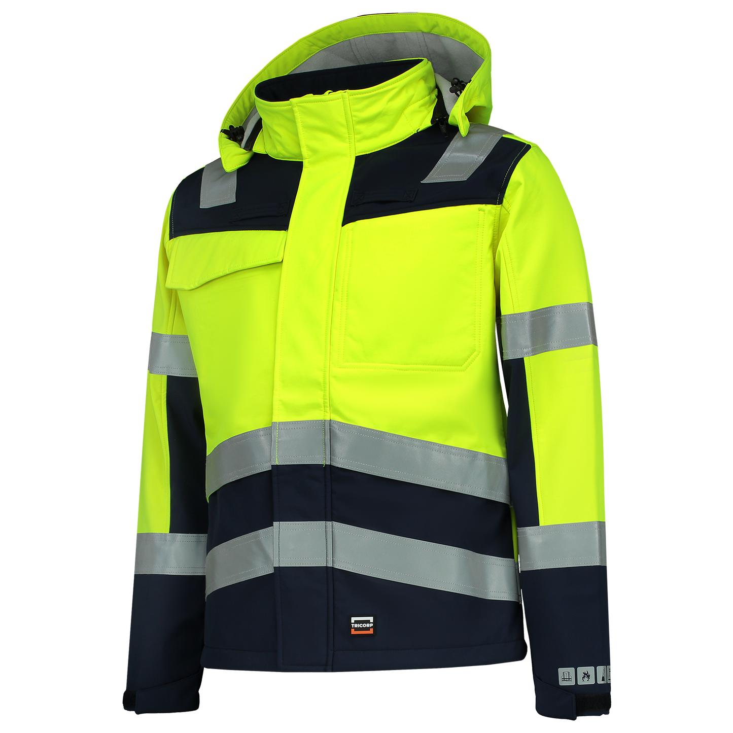 Tricorp Safety Jassen 403011 Multinorm fluo geel-inktblauw(fluoryellowink)