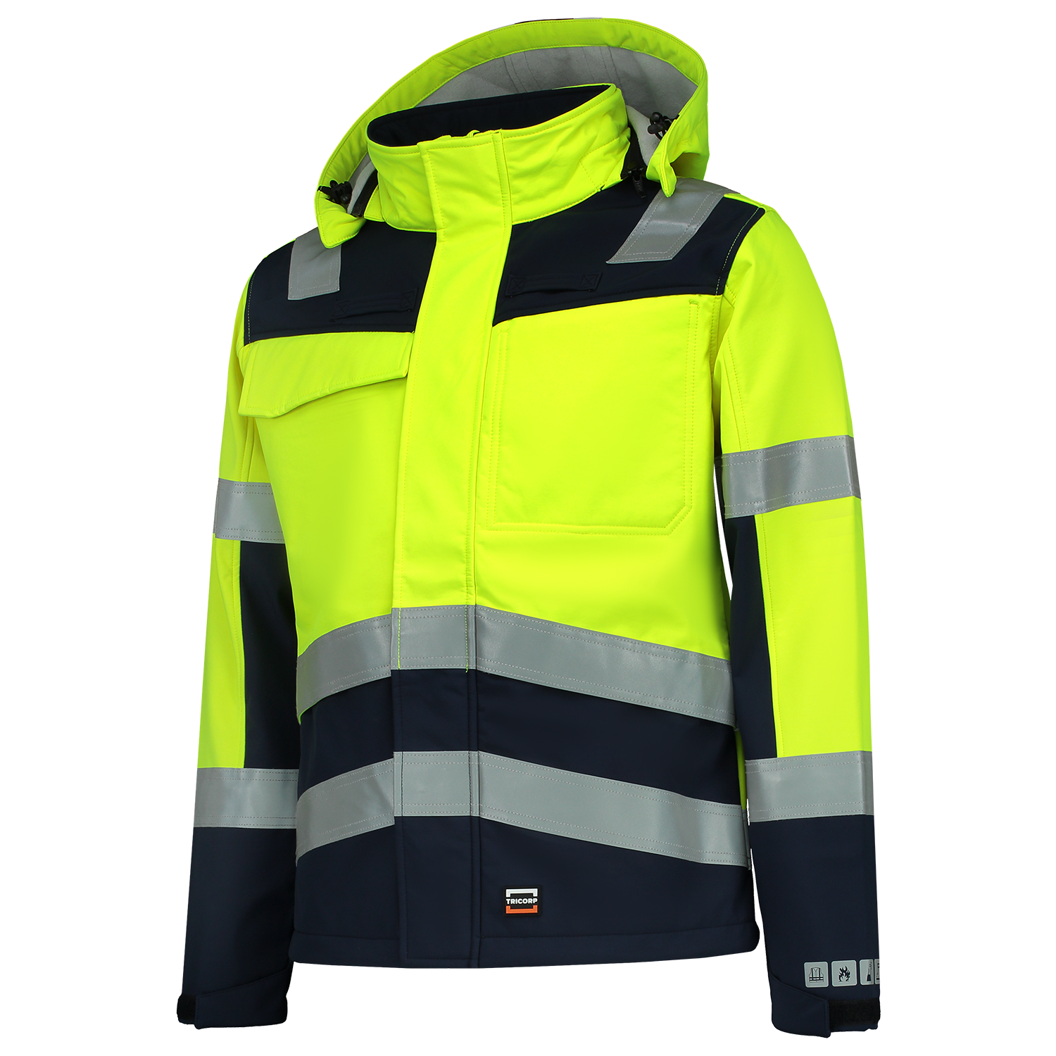 Tricorp Safety Jassen 403011 Multinorm fluo geel-inktblauw(fluoryellowink)