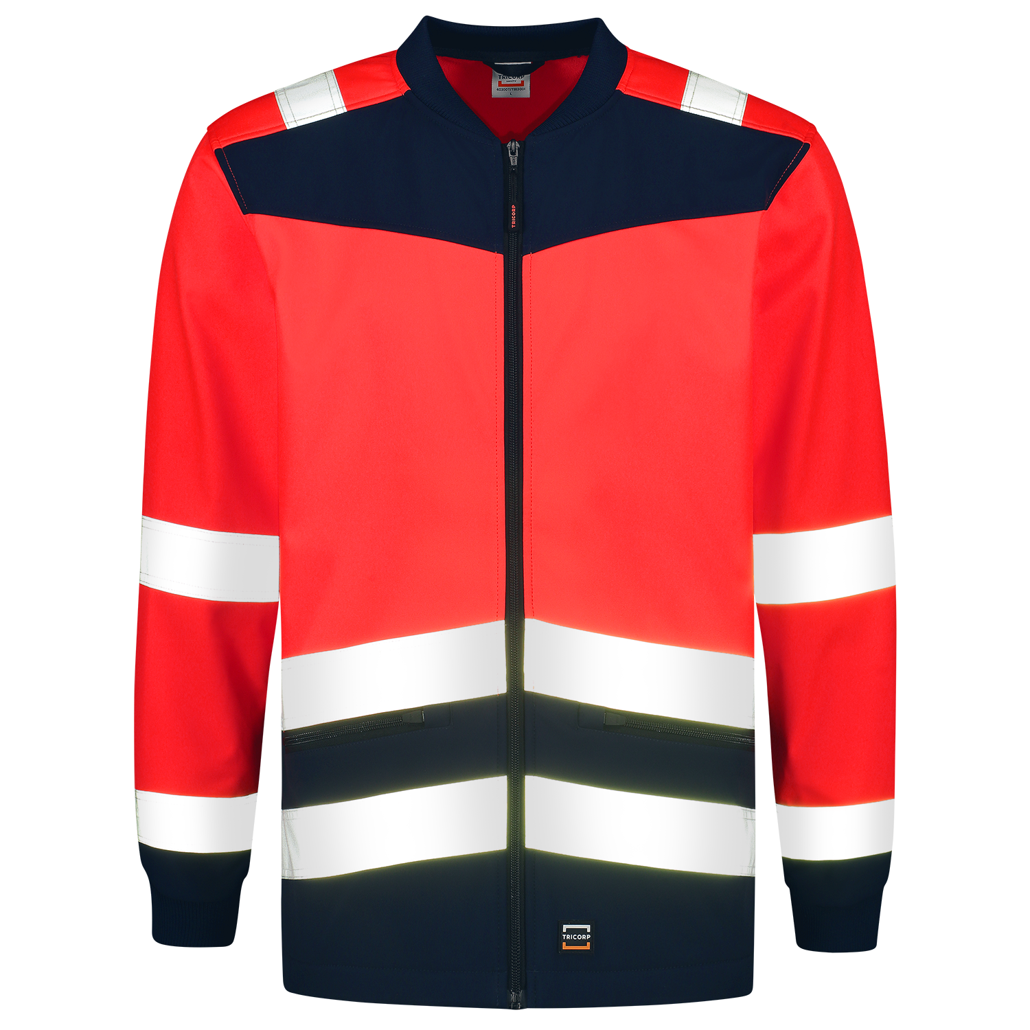 Tricorp Safety Jassen 403021 HiVis fluo rood-inktblauw(fluorredink)
