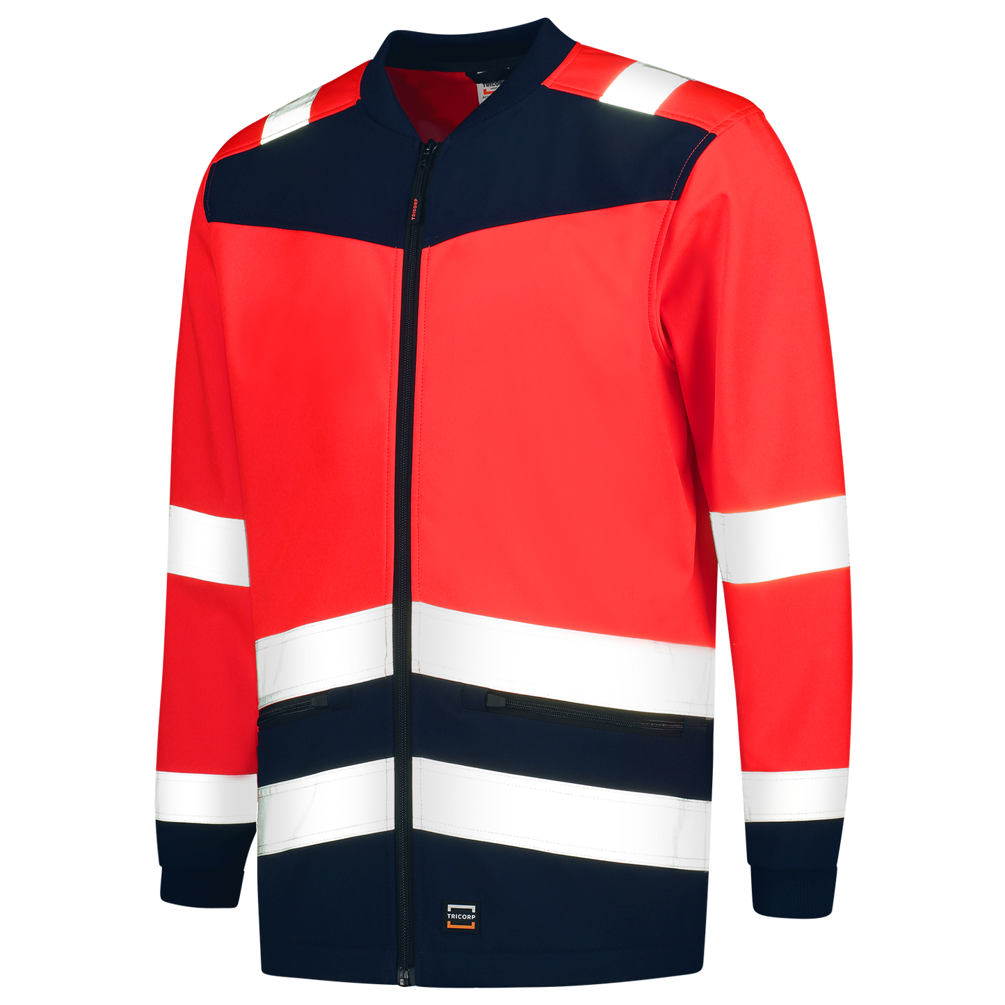 Tricorp Safety Jassen 403021 HiVis fluo rood-inktblauw(fluorredink)