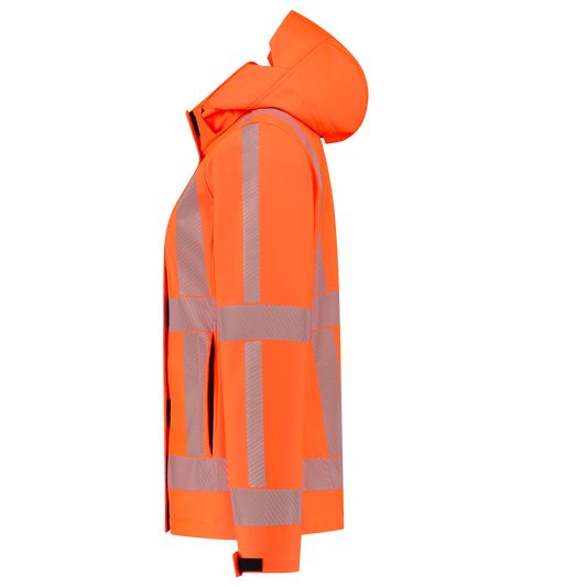 Tricorp Safety RWS Revisible Jassen 403702 softshell RWS dames HiVis winddicht waterafstotend fluo oranje(fluororange)
